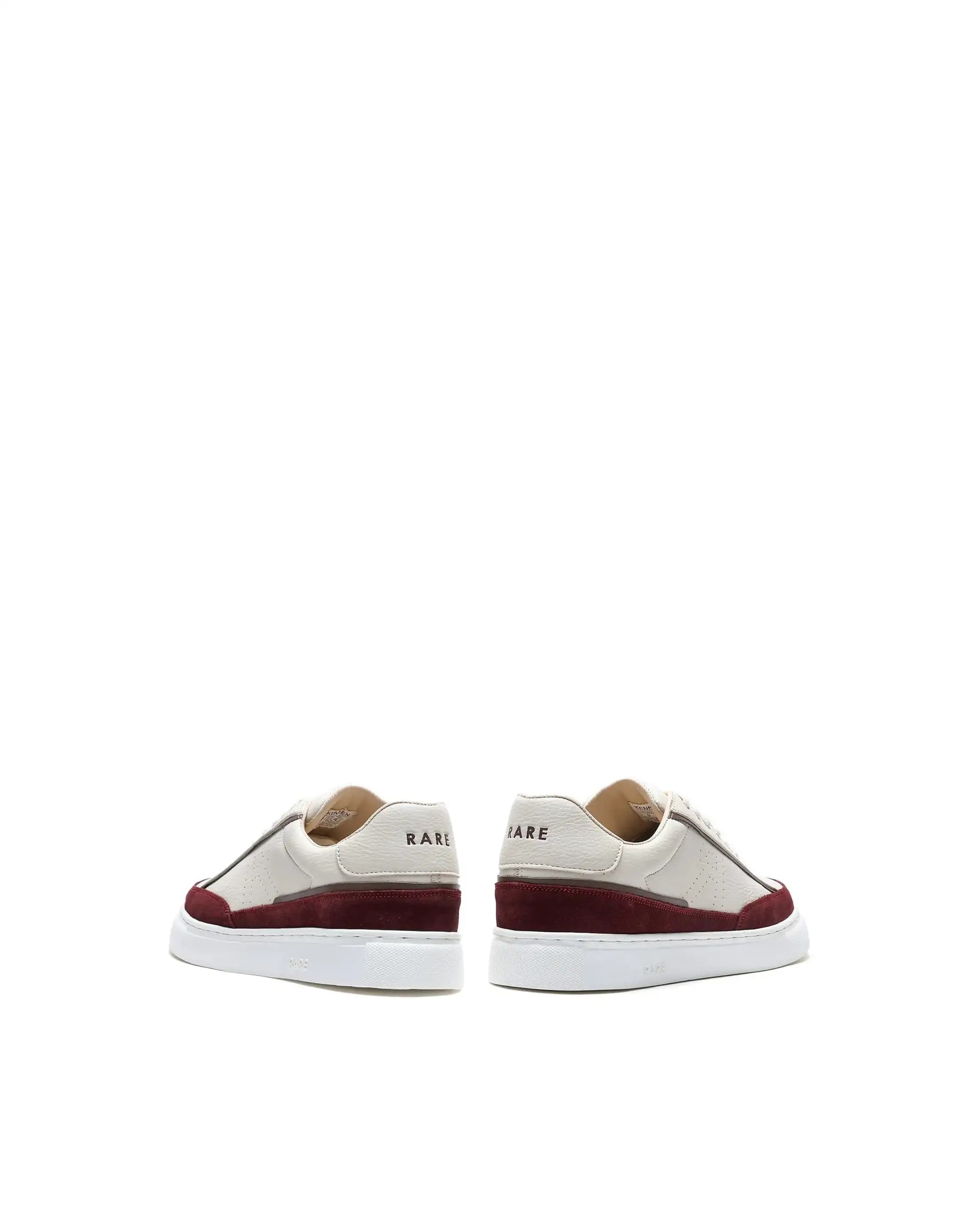 Rare Rabbit Men's Kennen Red Micro Fiber Causal Sneaker