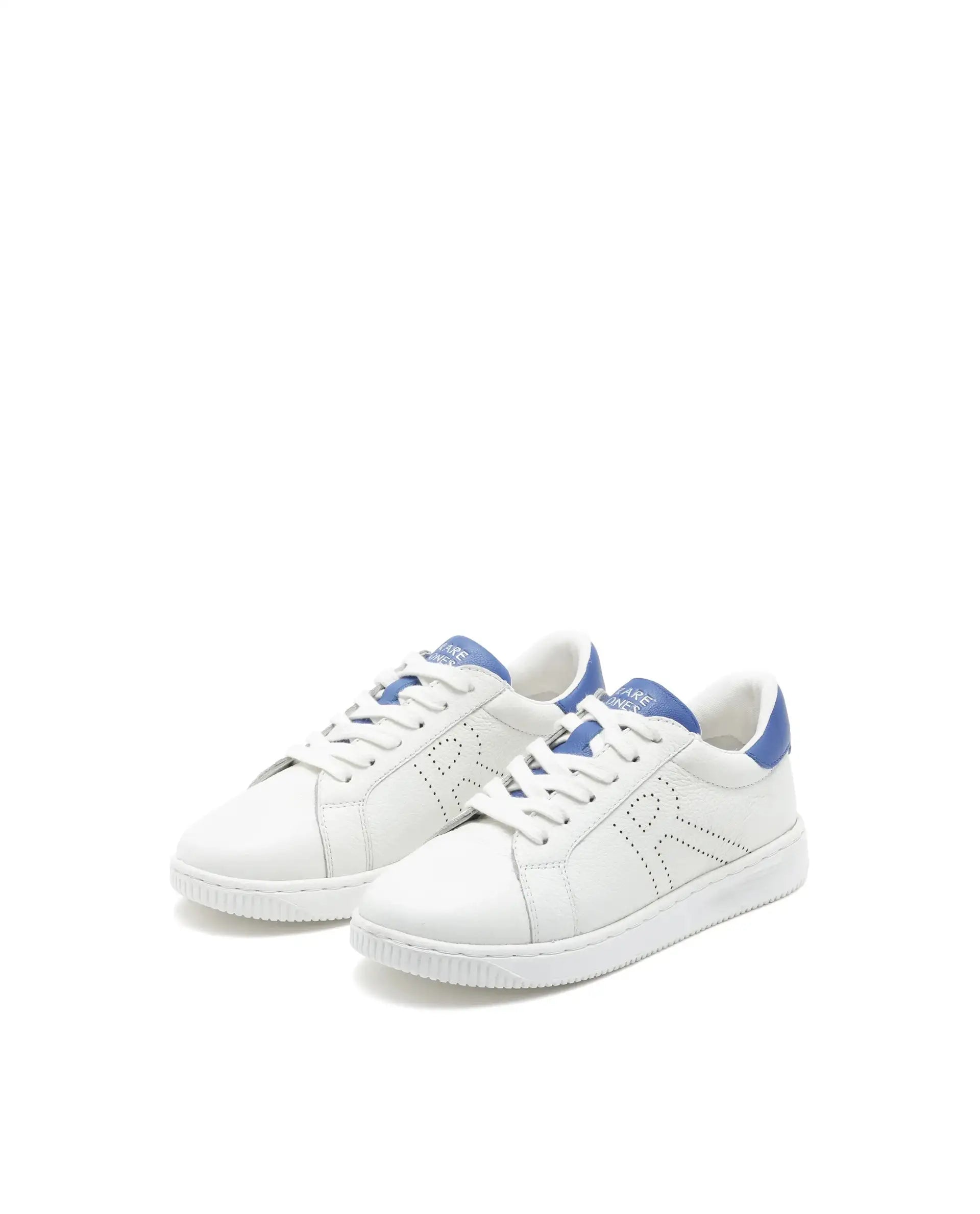 Rare Ones Kids Rock Blue Leather Lace-Up Sneaker