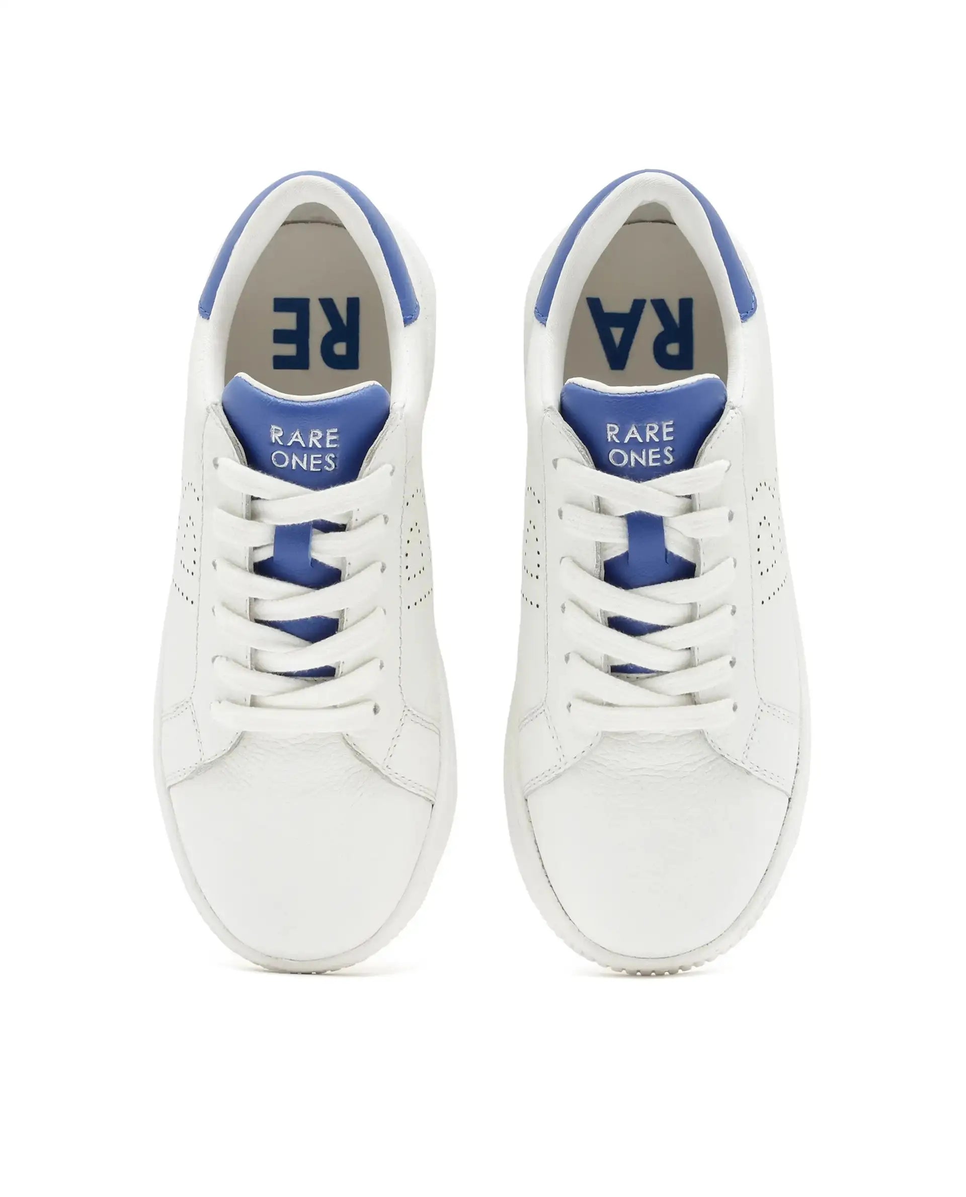 Rare Ones Kids Rock Blue Leather Lace-Up Sneaker