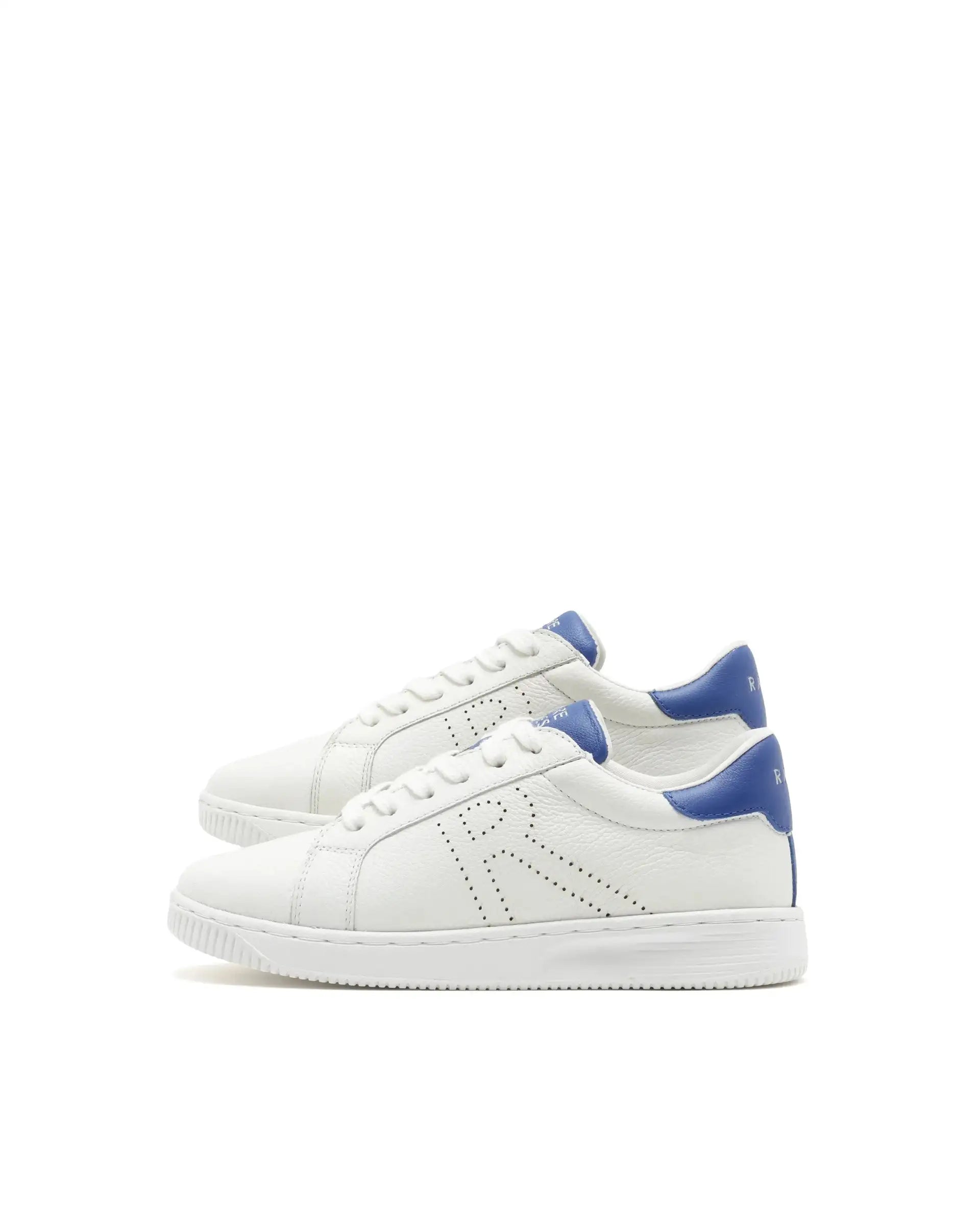 Rare Ones Kids Rock Blue Leather Lace-Up Sneaker