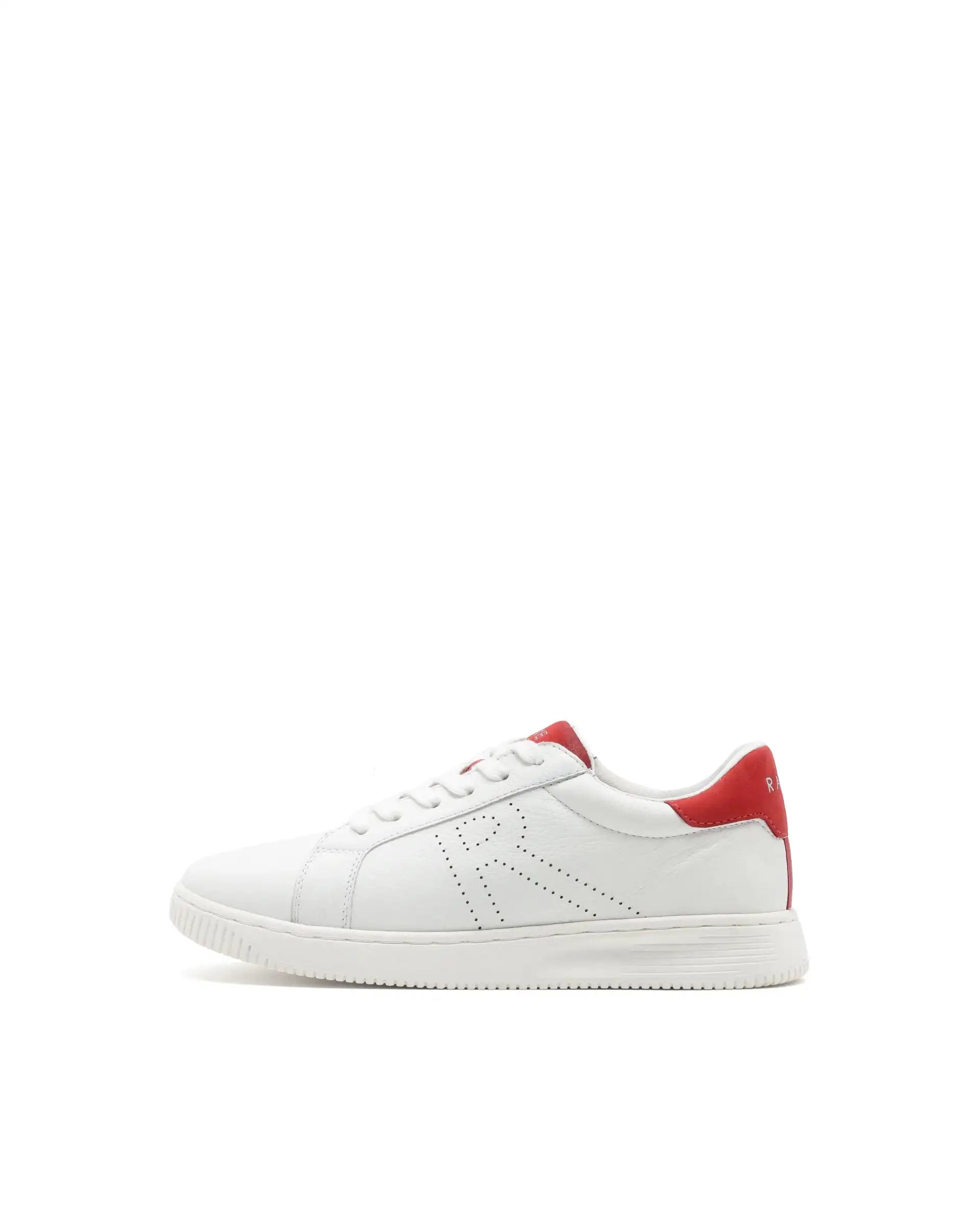 Rare Ones Kids Rock Red Leather Lace-Up Sneaker