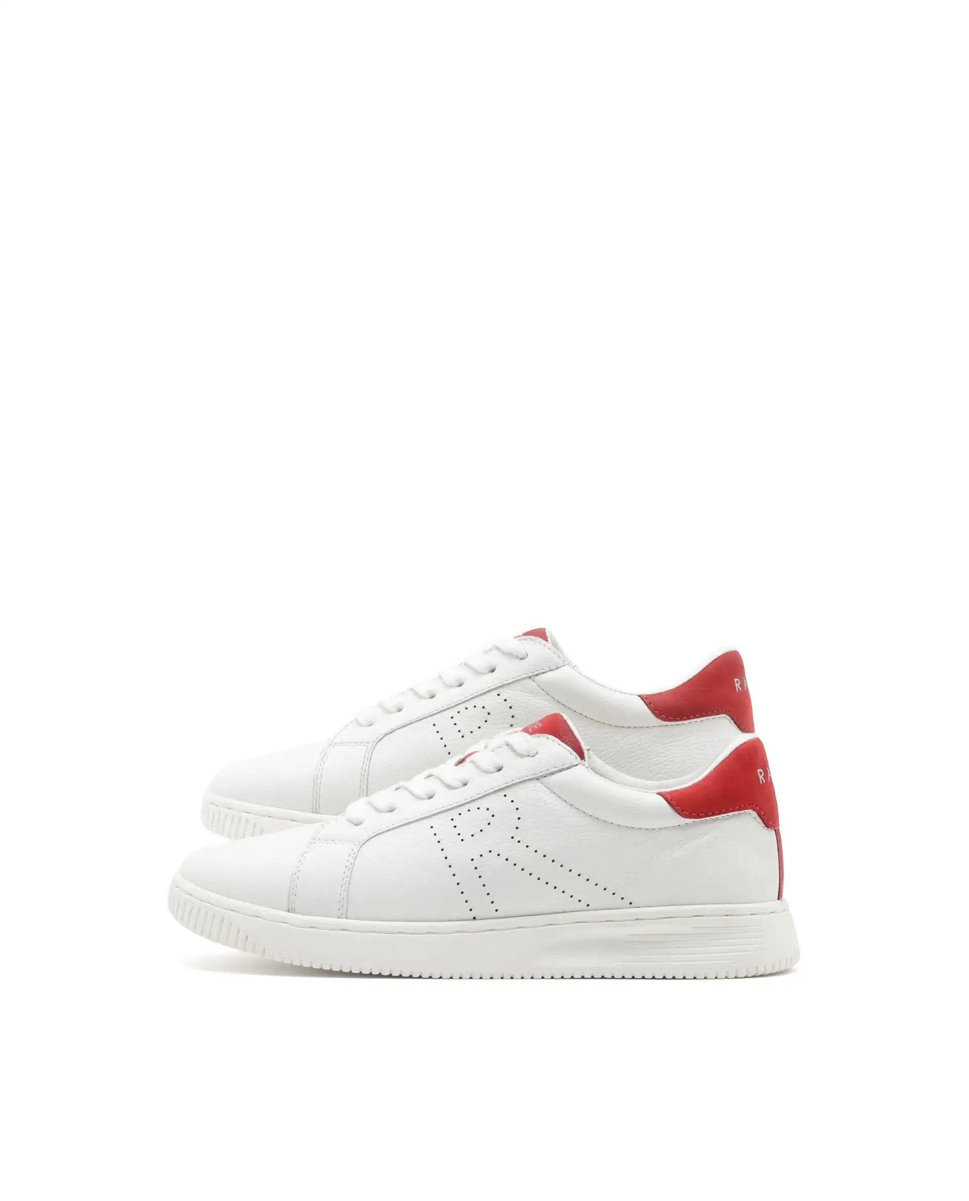Rare Ones Kids Rock Red Leather Lace-Up Sneaker