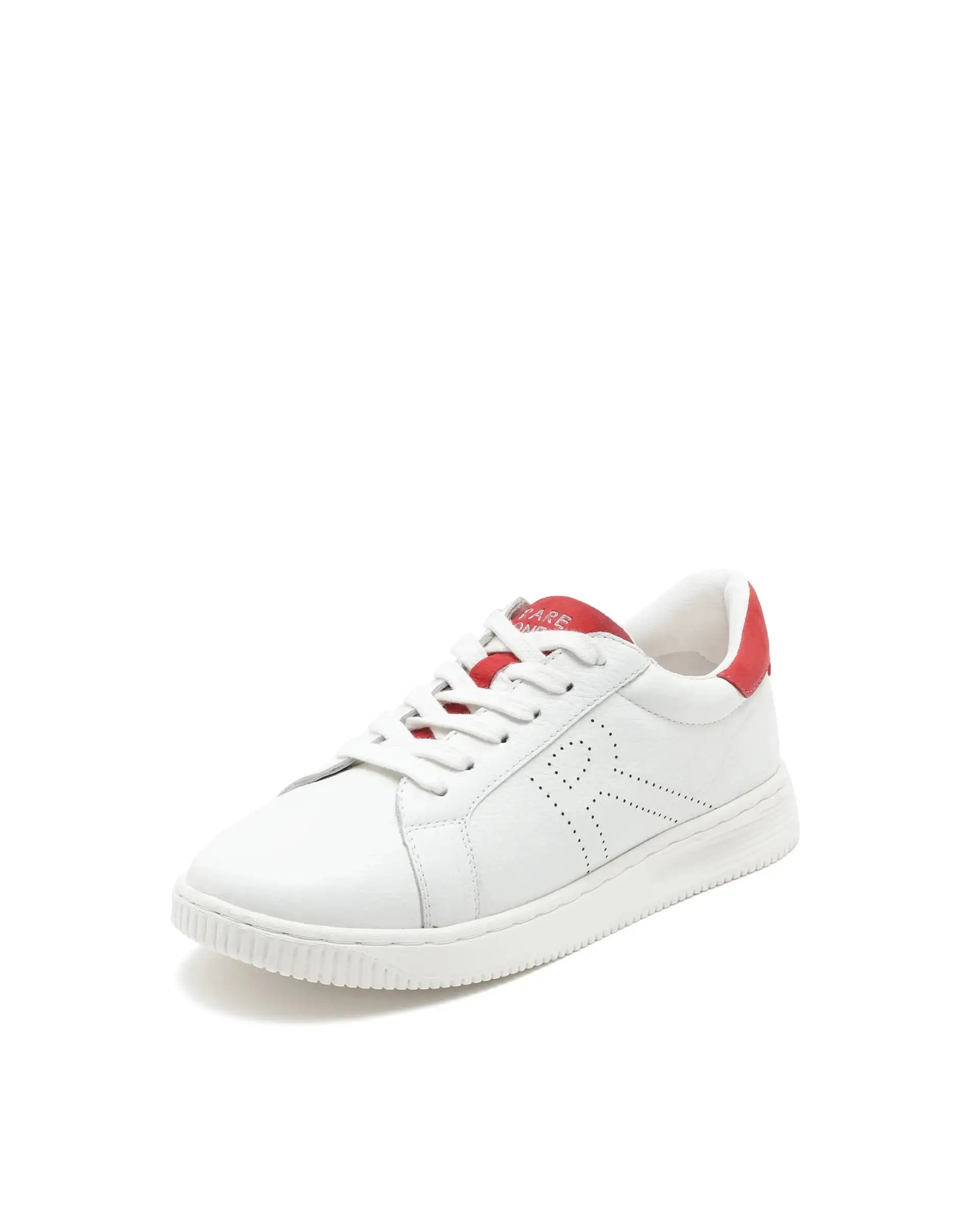Rare Ones Kids Rock Red Leather Lace-Up Sneaker