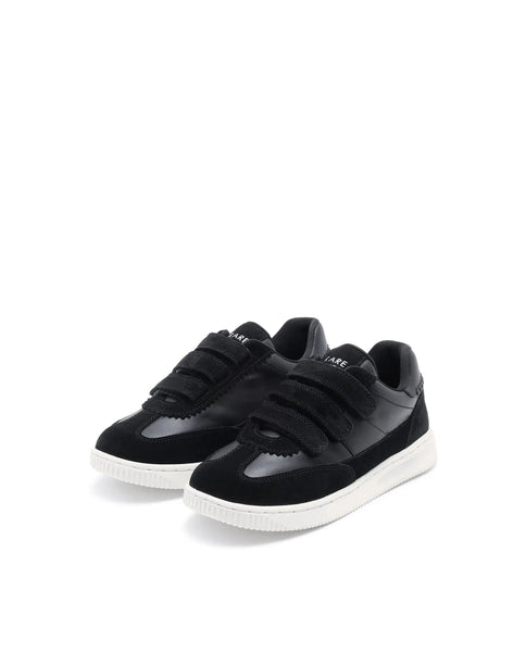 Buy Walc - Black Genuine Suede Velcro Closure Sneaker| Rare'Z