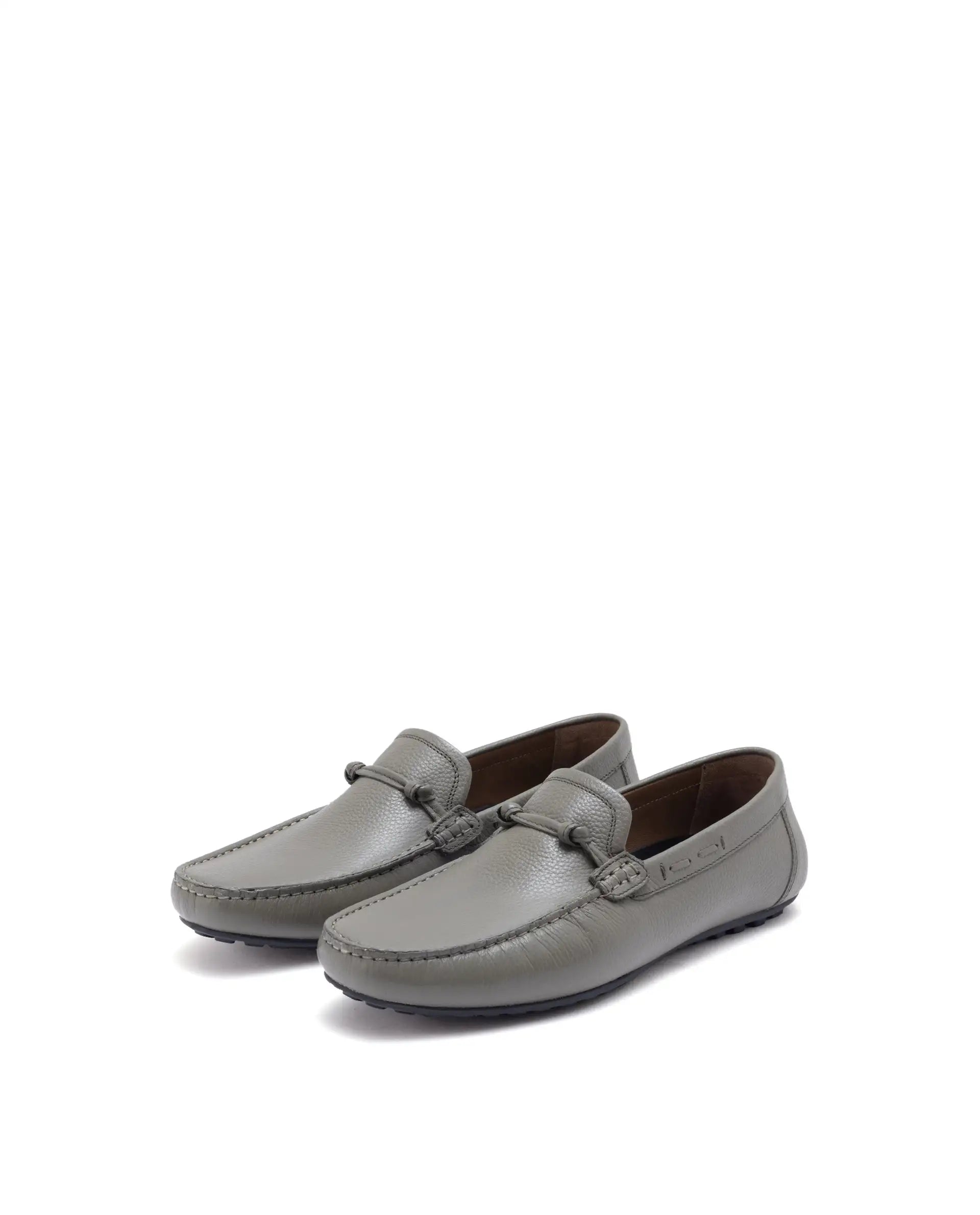 Rare Rabbit Men's Knott Sage Slip-On Genuine Milled Leather Driving Mocassin