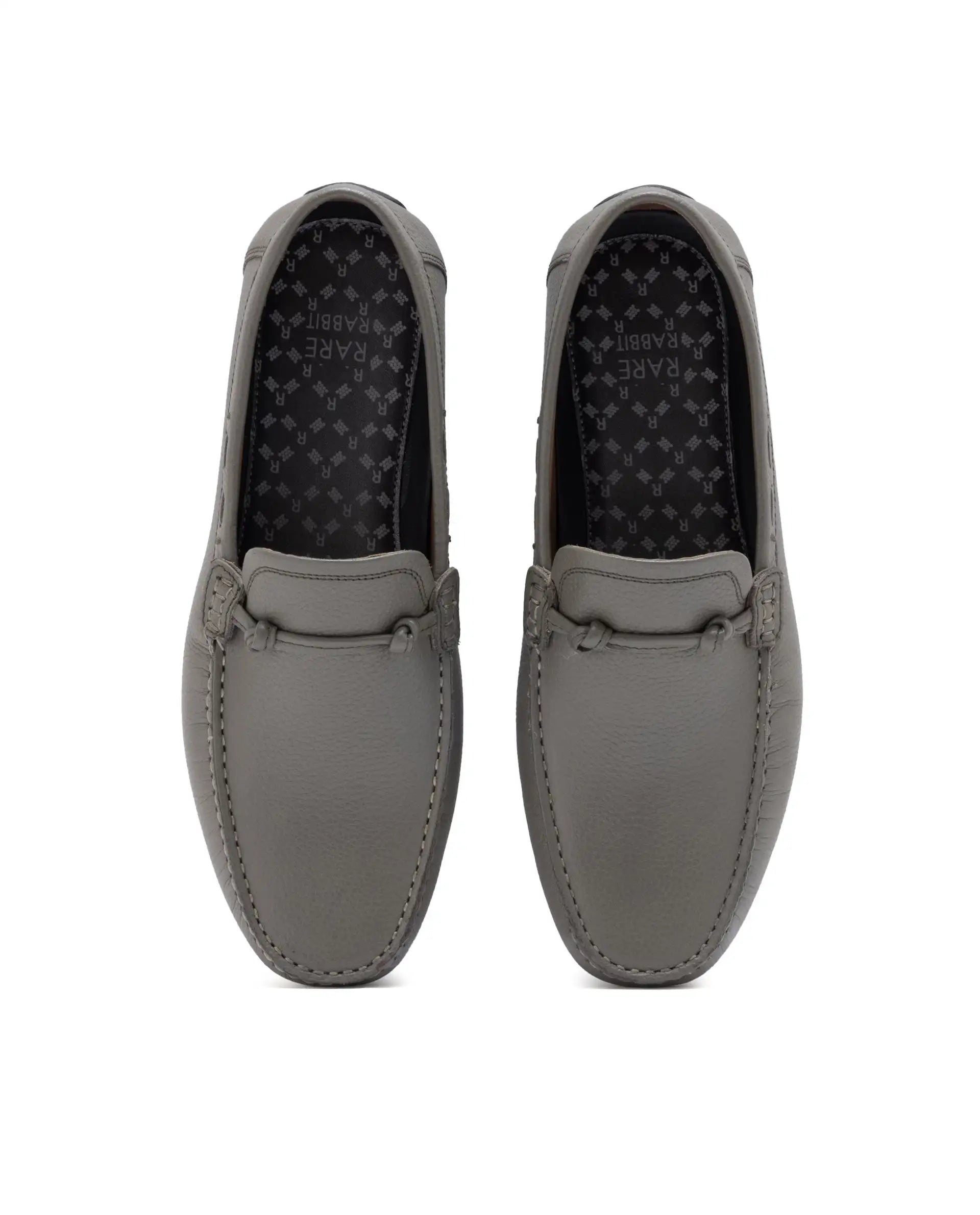 Rare Rabbit Men's Knott Sage Slip-On Genuine Milled Leather Driving Mocassin