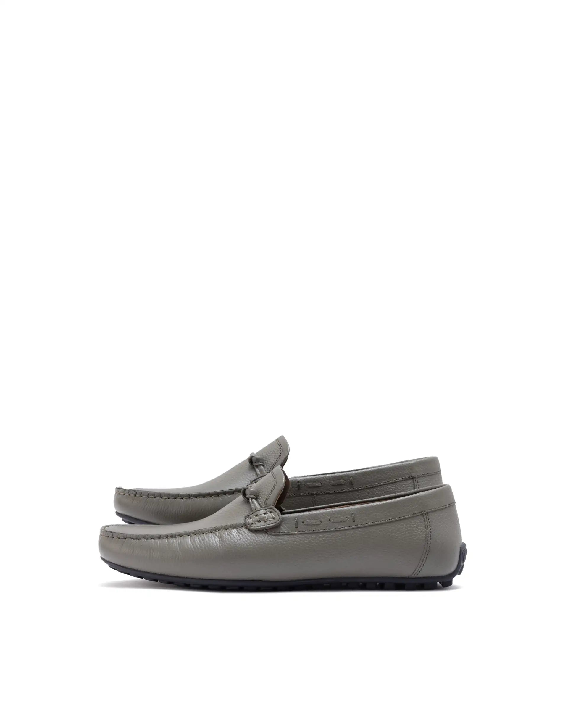 Rare Rabbit Men's Knott Sage Slip-On Genuine Milled Leather Driving Mocassin