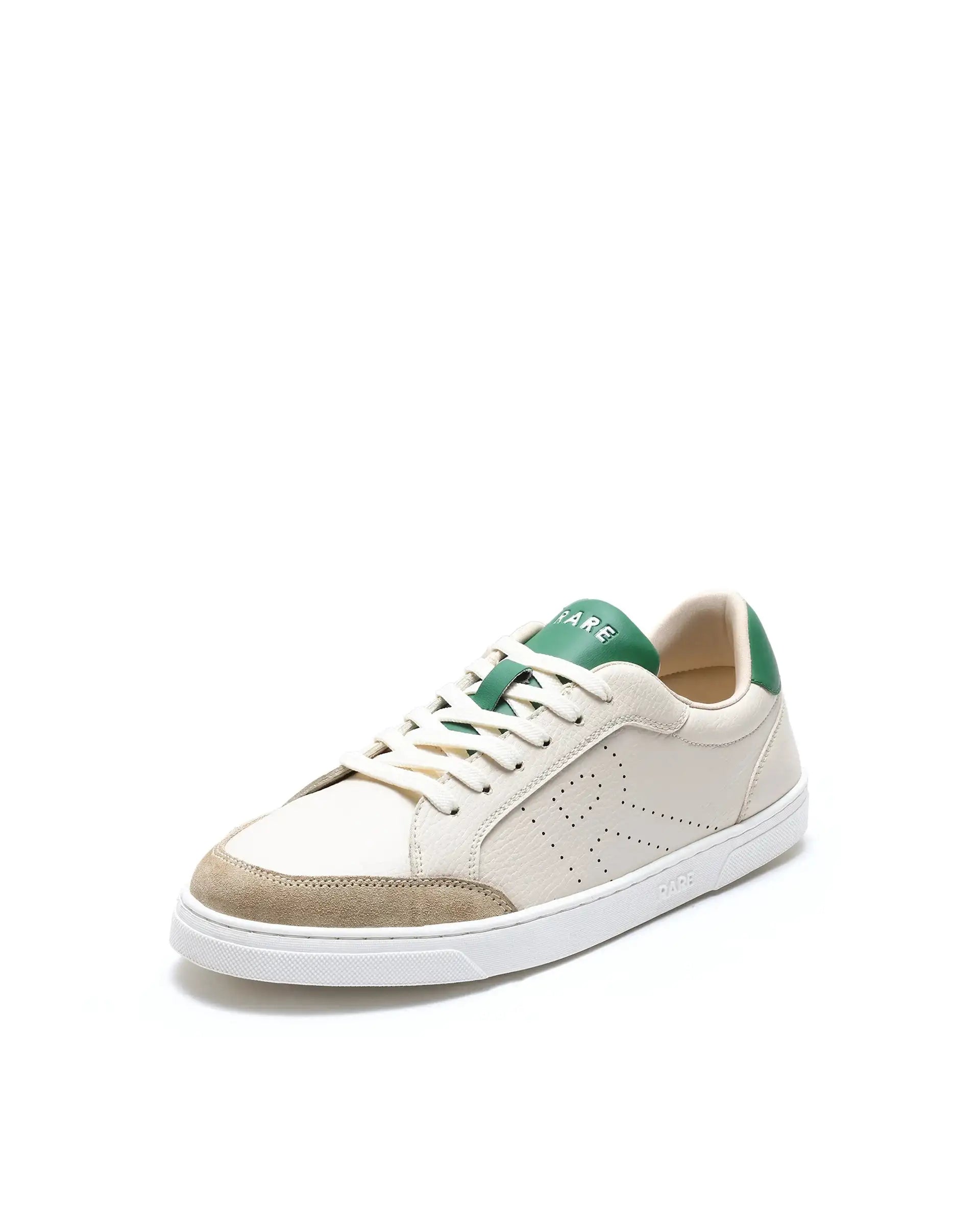 Rare Rabbit Men's Knox Beige Micro Fiber Causal Sneaker