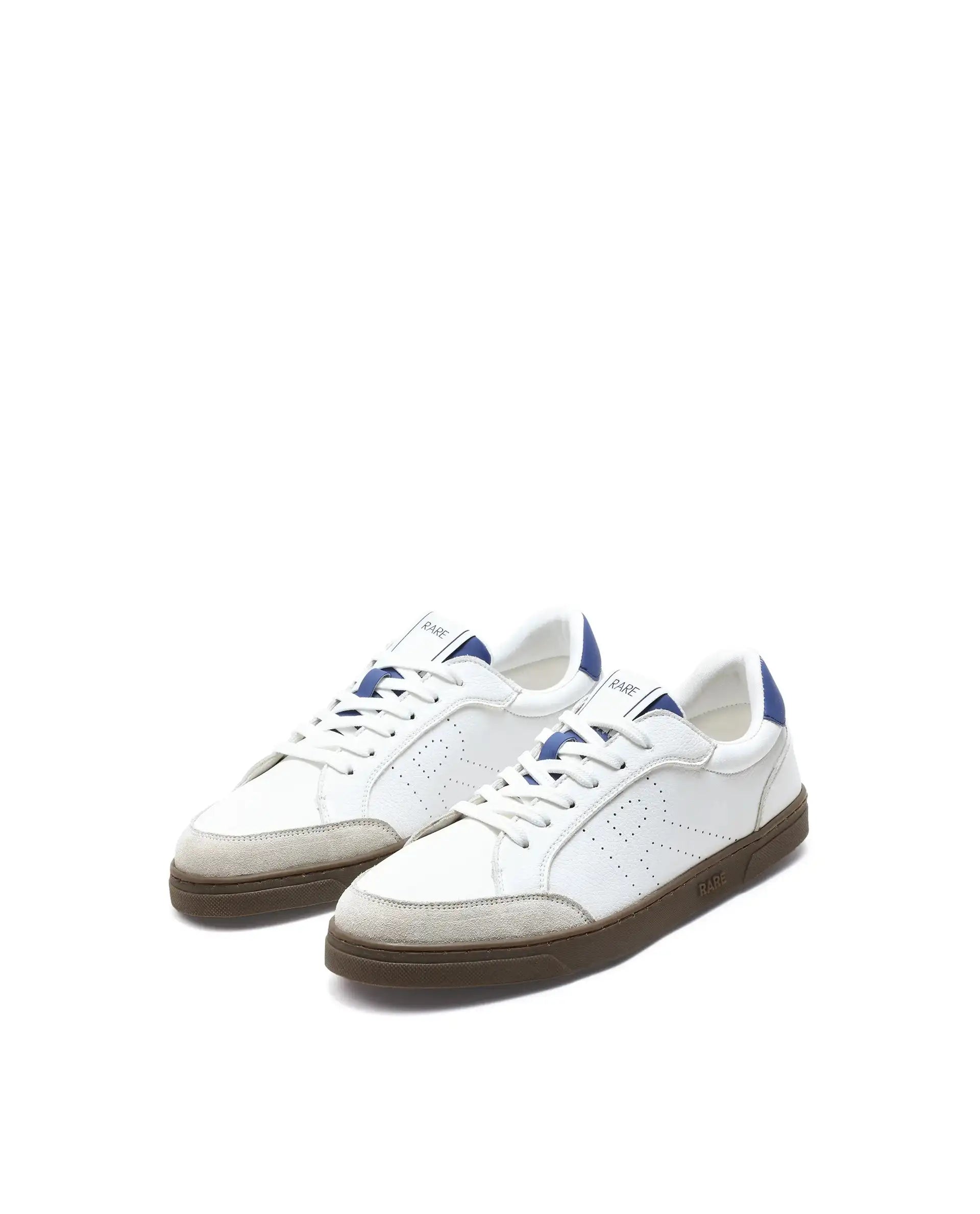 Rare Rabbit Men's Knox Blue Micro Fiber Causal Sneaker
