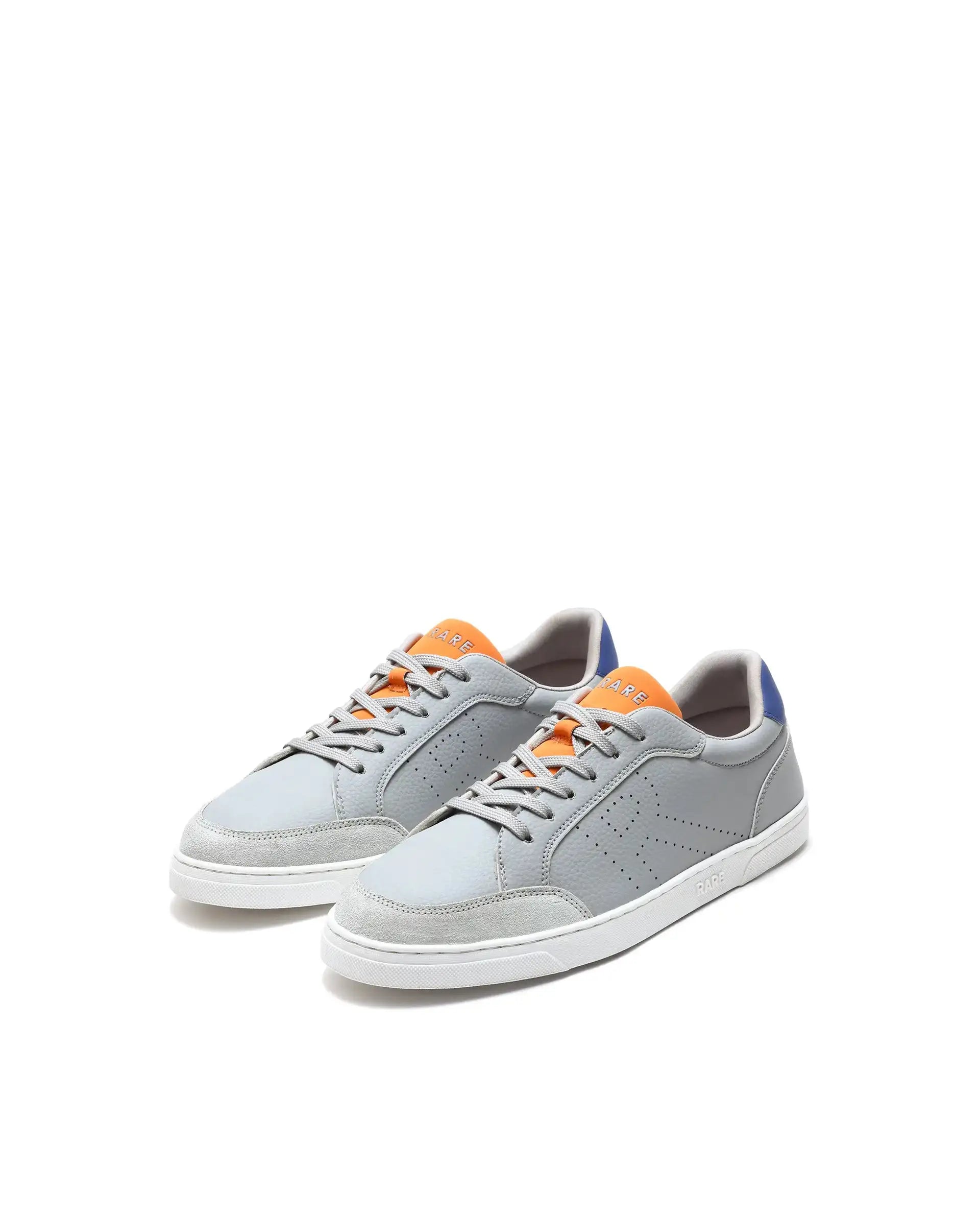 Rare Rabbit Men's Knox Grey Micro Fiber Causal Sneaker