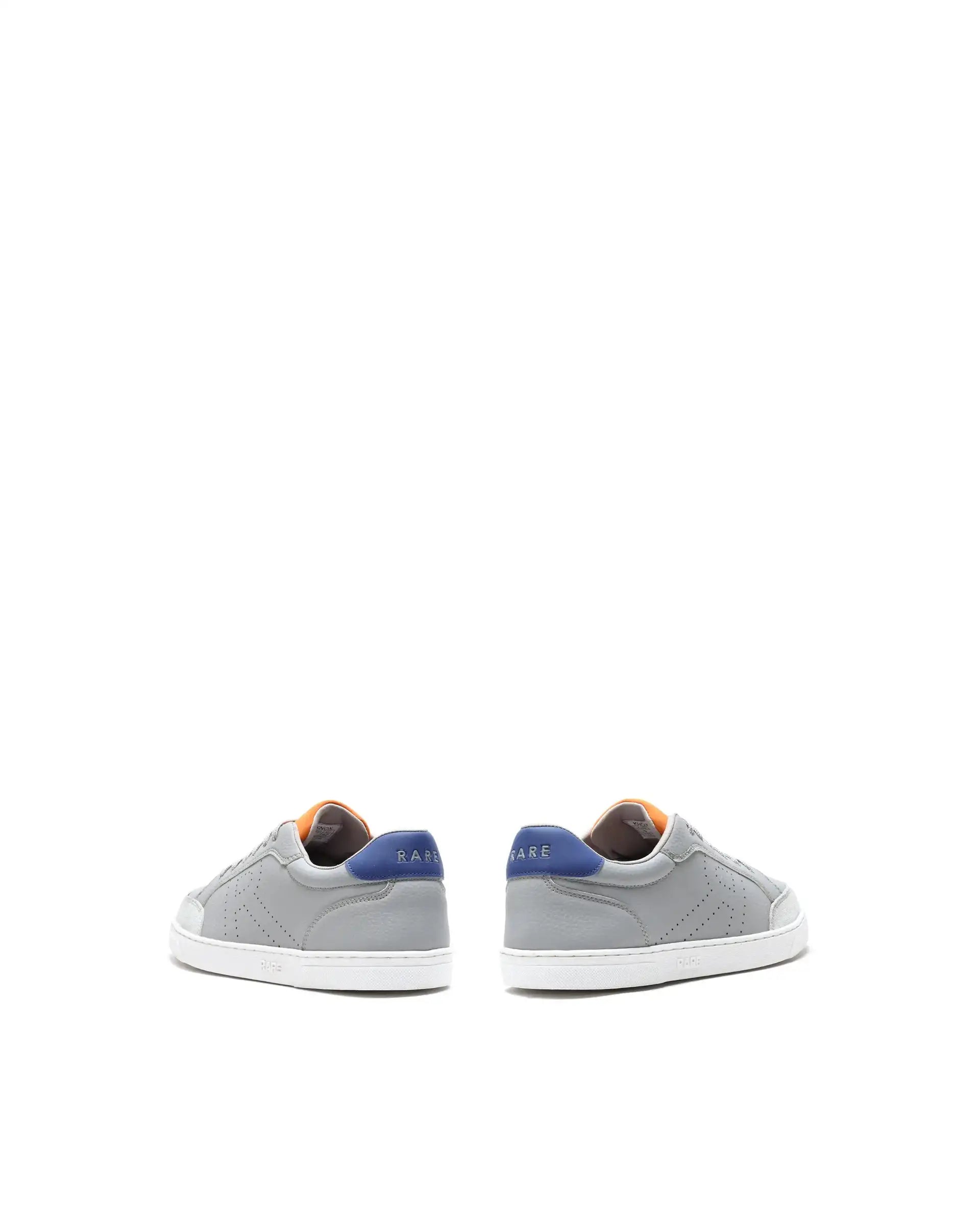 Rare Rabbit Men's Knox Grey Micro Fiber Causal Sneaker