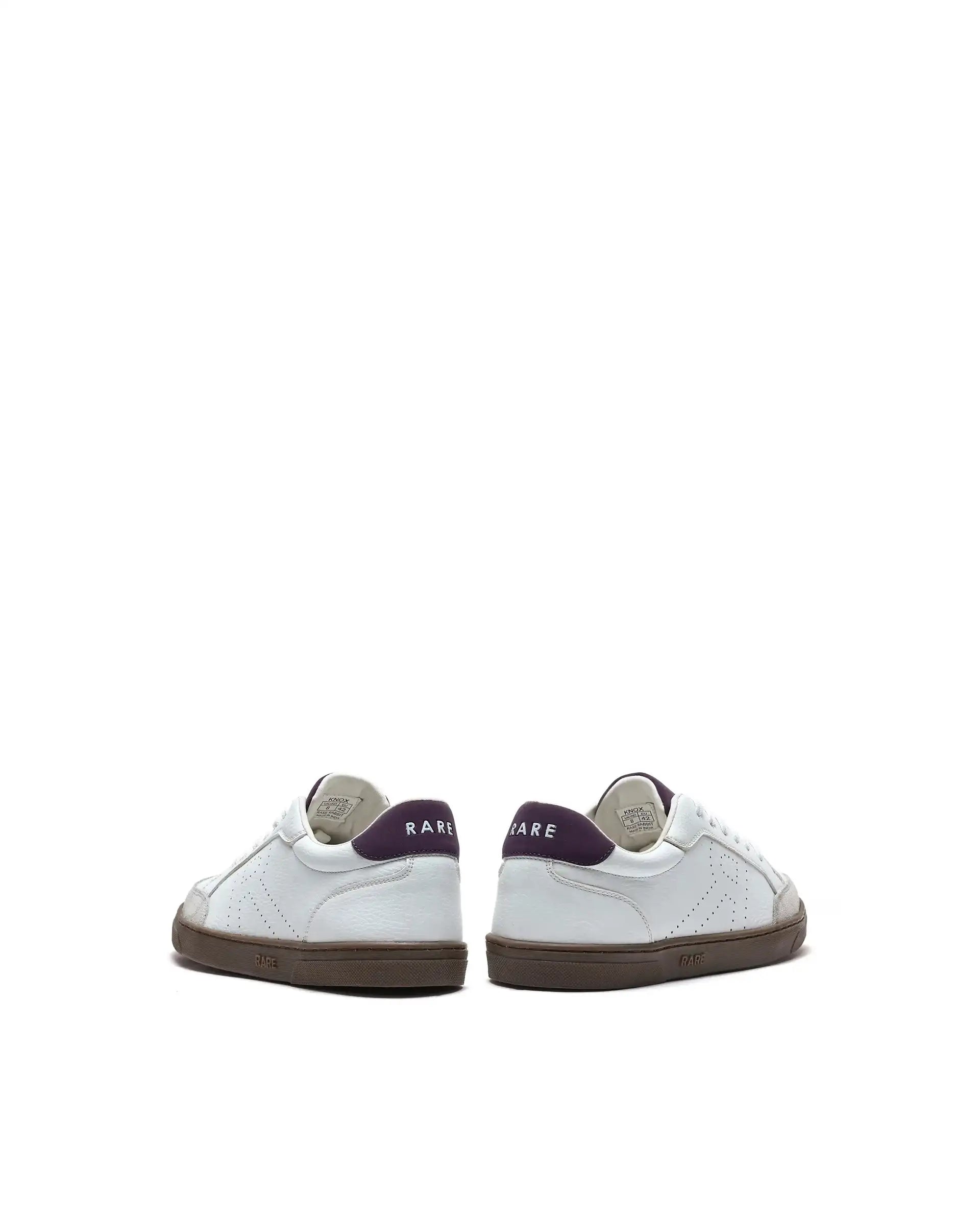 Rare Rabbit Men's Knox Purple Micro Fiber Causal Sneaker