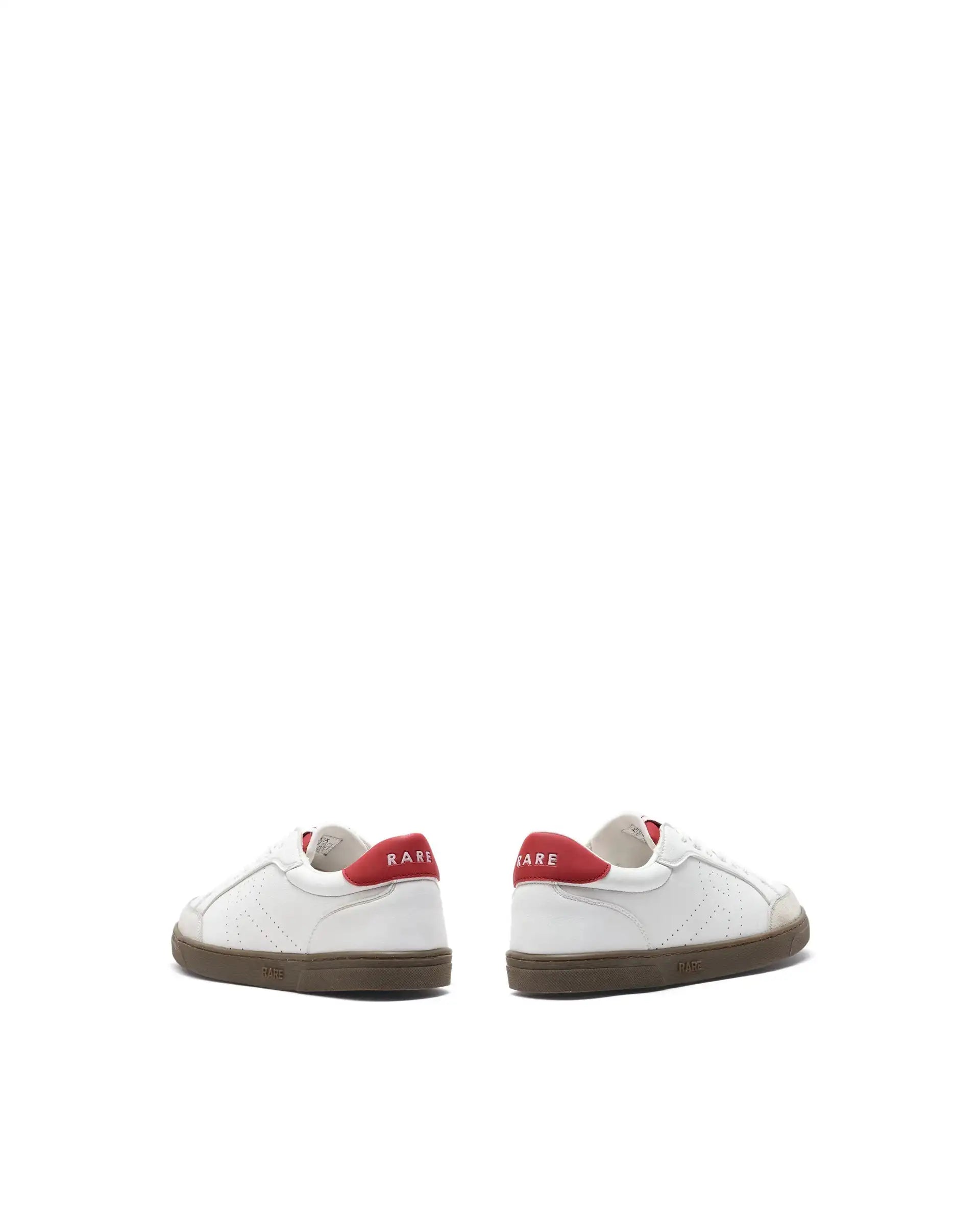 Rare Rabbit Men's Knox Red Micro Fiber Causal Sneaker