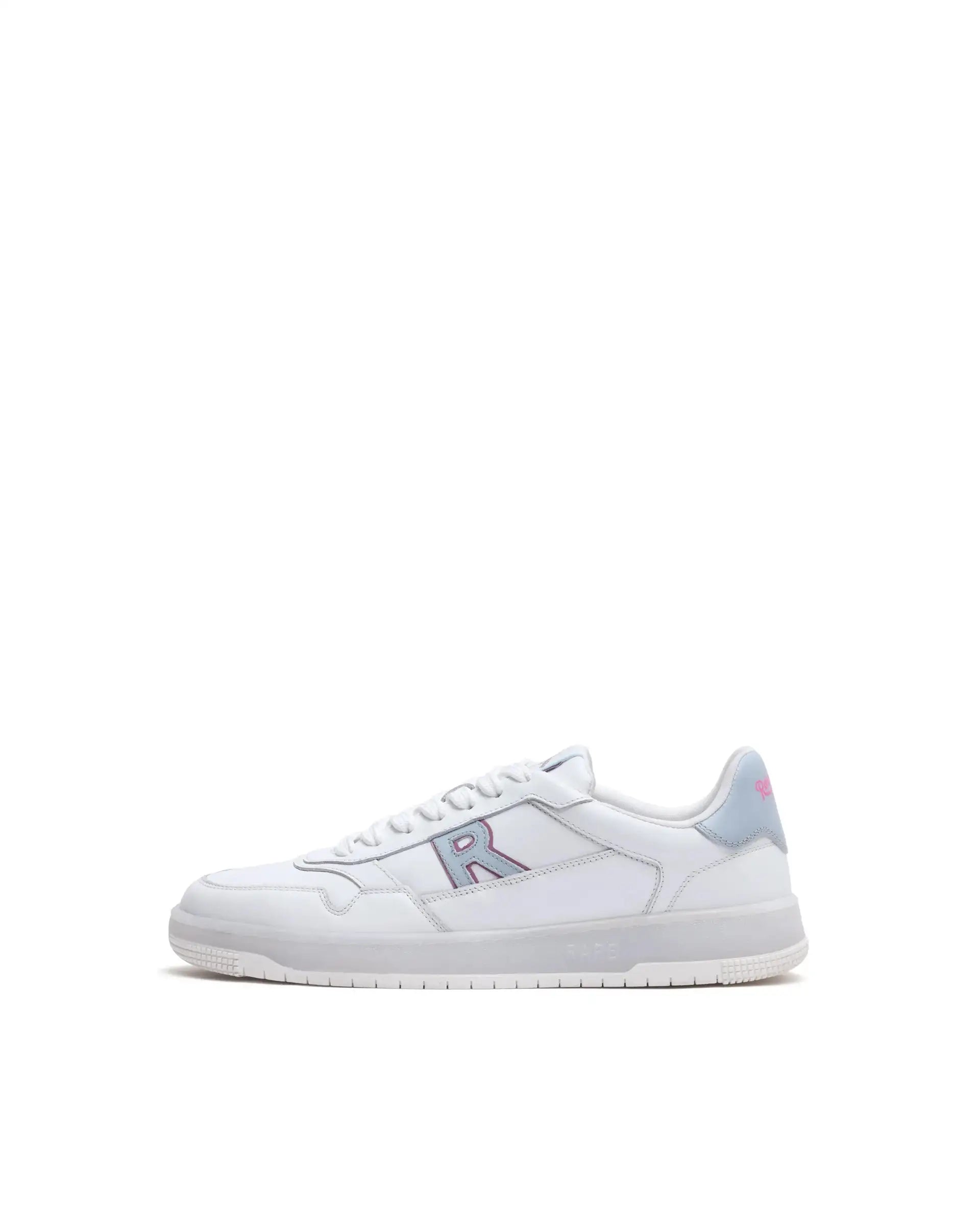 Rare Rabbit Men's Leor-Fs1 White Lace-Up Closure Sneaker