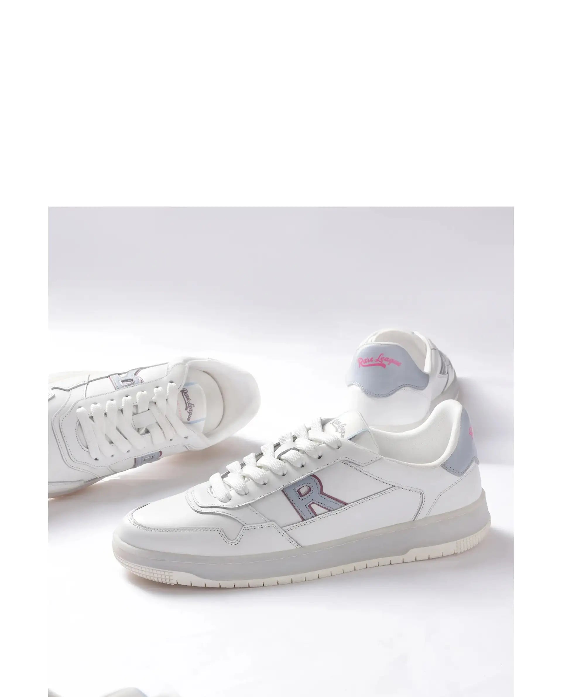 Rare Rabbit Men's Leor-Fs1 White Lace-Up Closure Sneaker