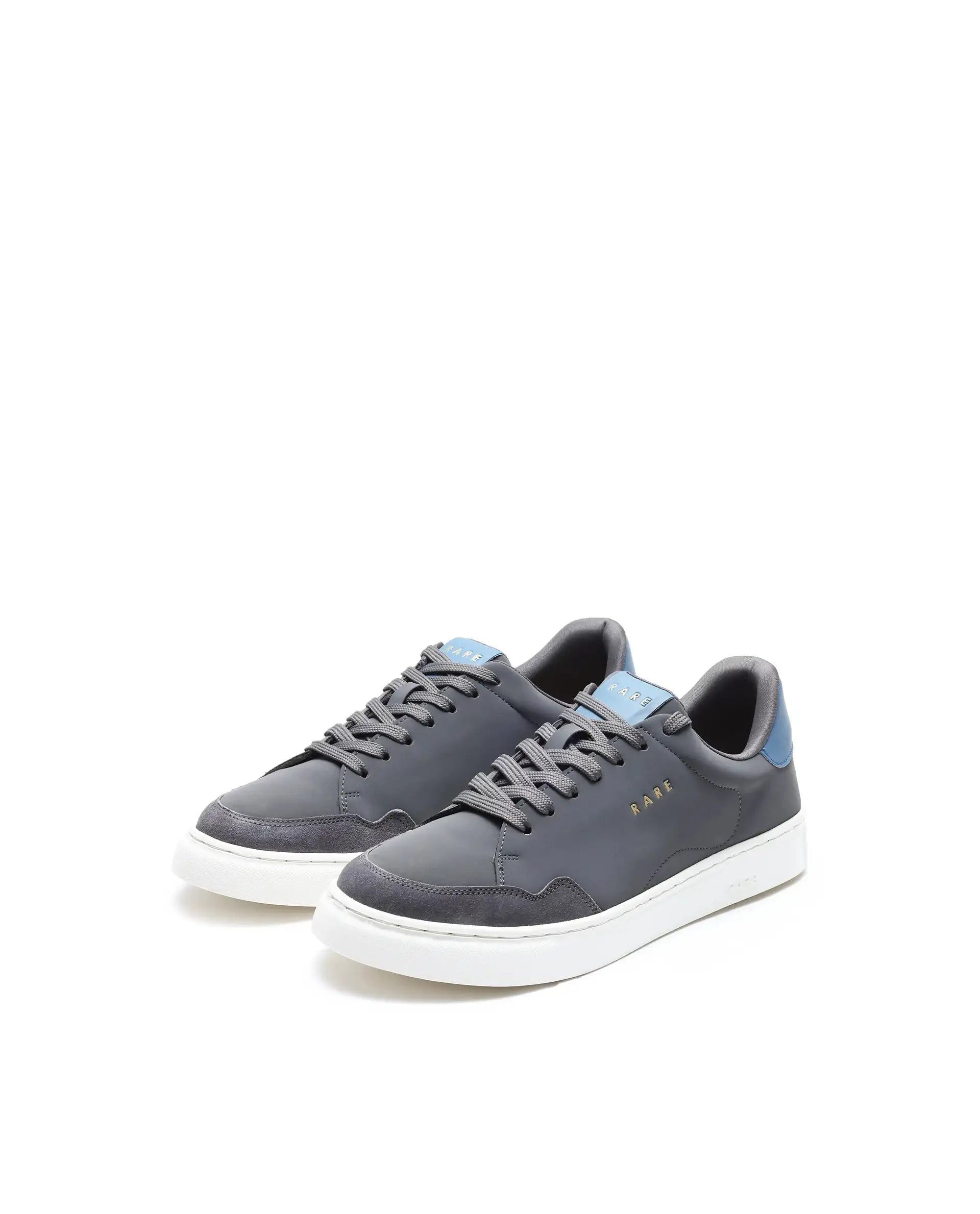 Rare Rabbit Men's Mawi Grey Micro Fiber Causal Sneaker