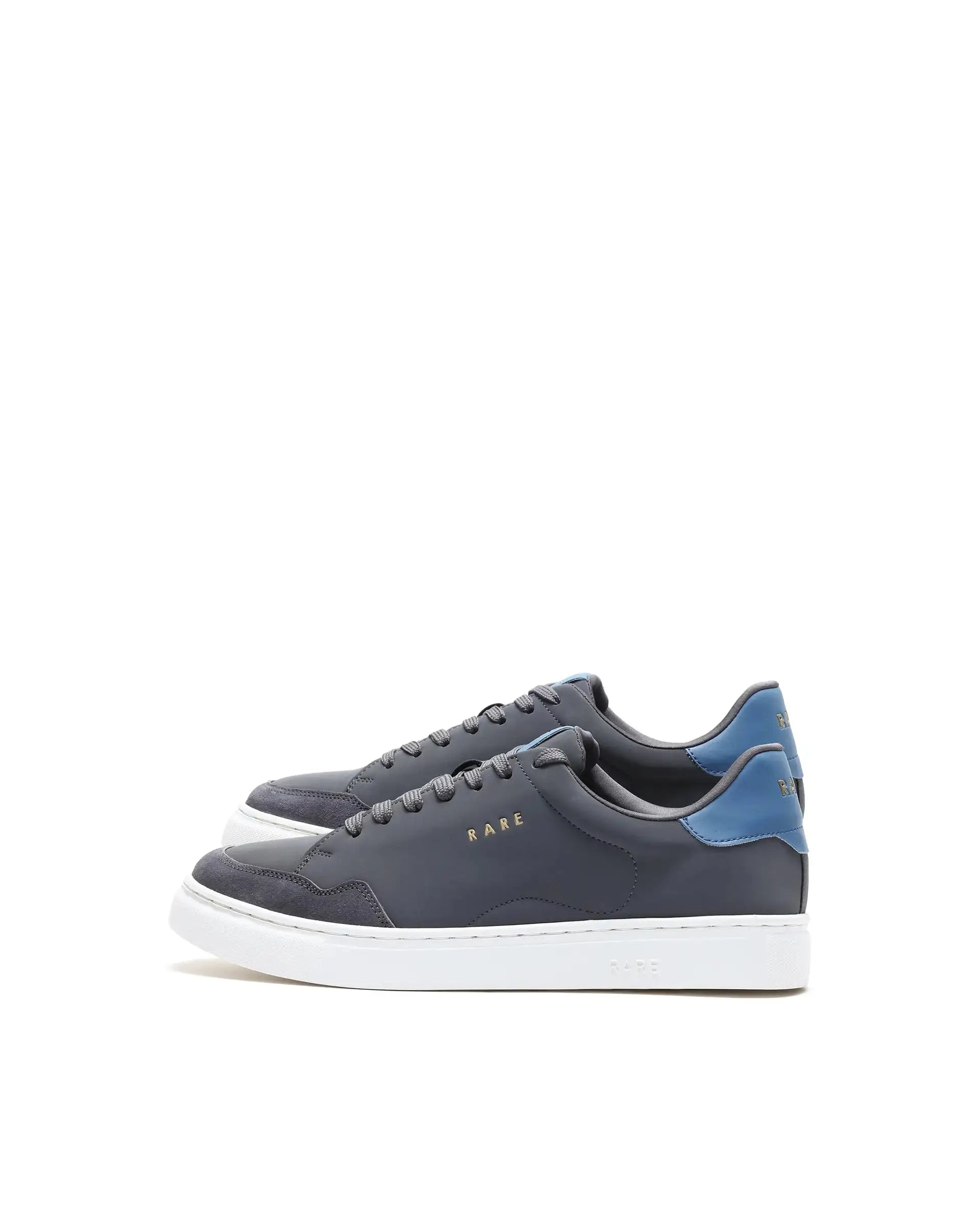 Rare Rabbit Men's Mawi Grey Micro Fiber Causal Sneaker