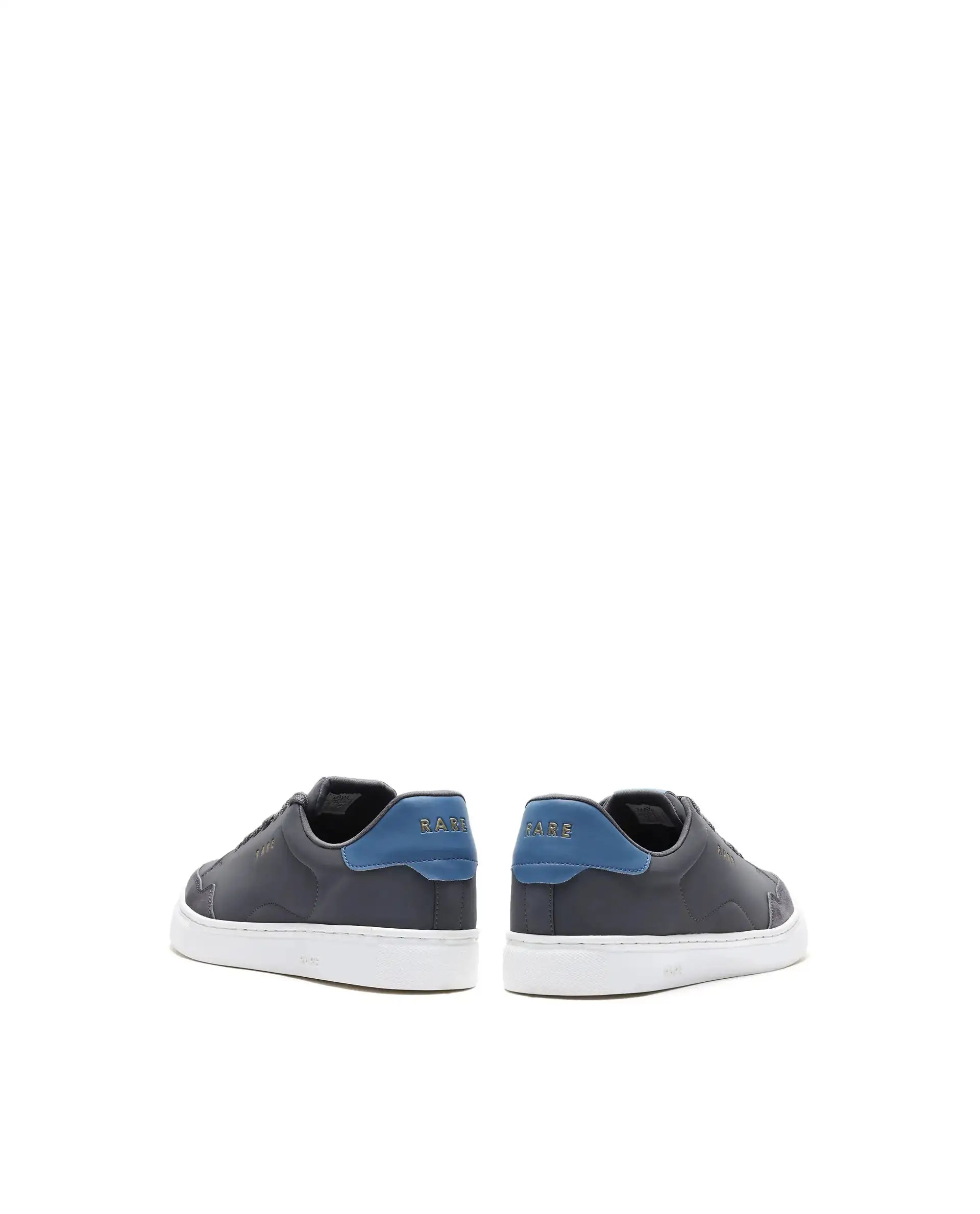 Rare Rabbit Men's Mawi Grey Micro Fiber Causal Sneaker