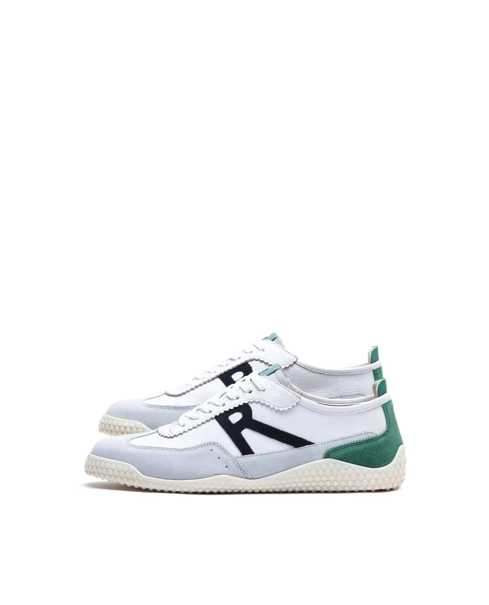 Rare Rabbit Men's Membo Green Suede Sneaker