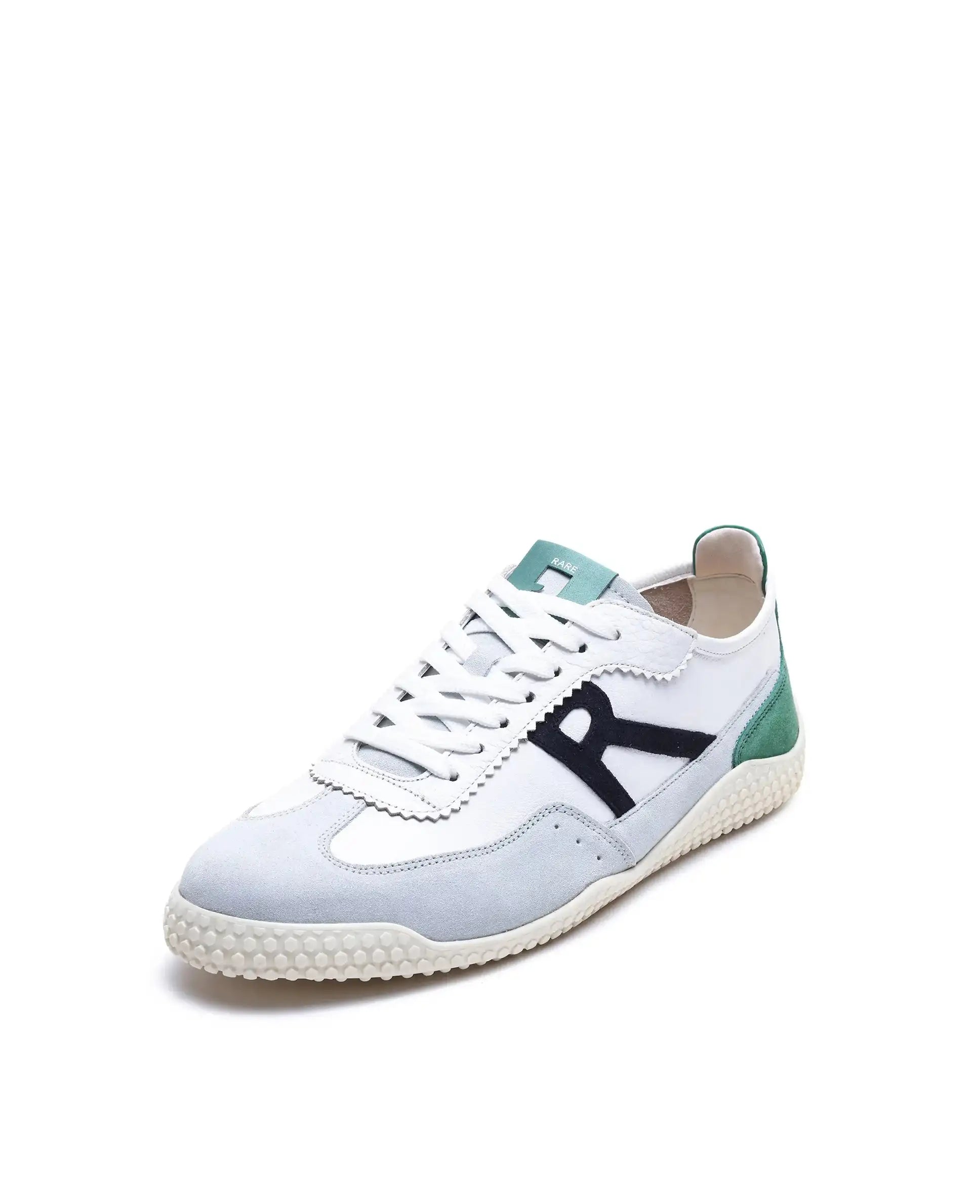 Rare Rabbit Men's Membo Green Suede Sneaker