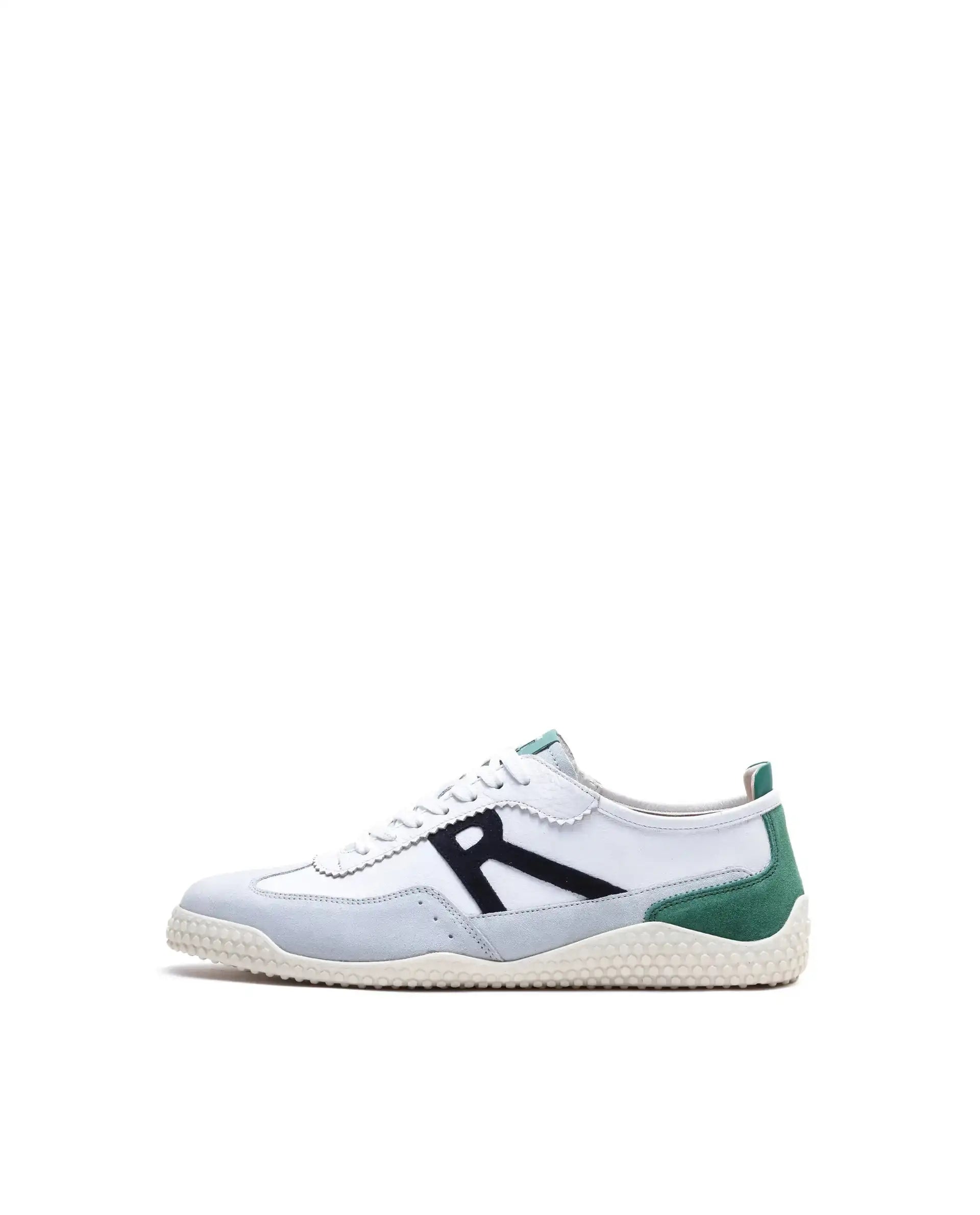 Rare Rabbit Men's Membo Green Suede Sneaker