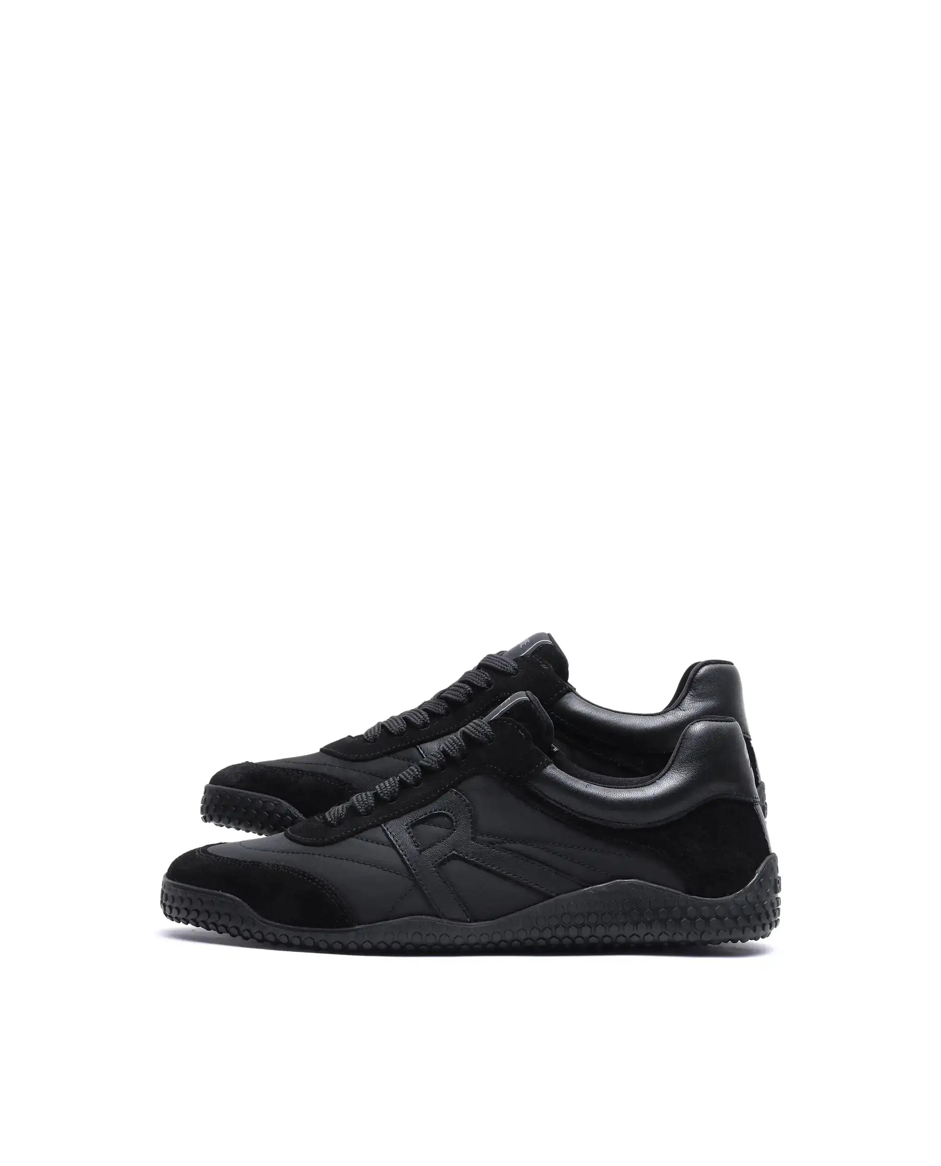 Rare Rabbit Men's Membo P6 Black Suede Sneaker