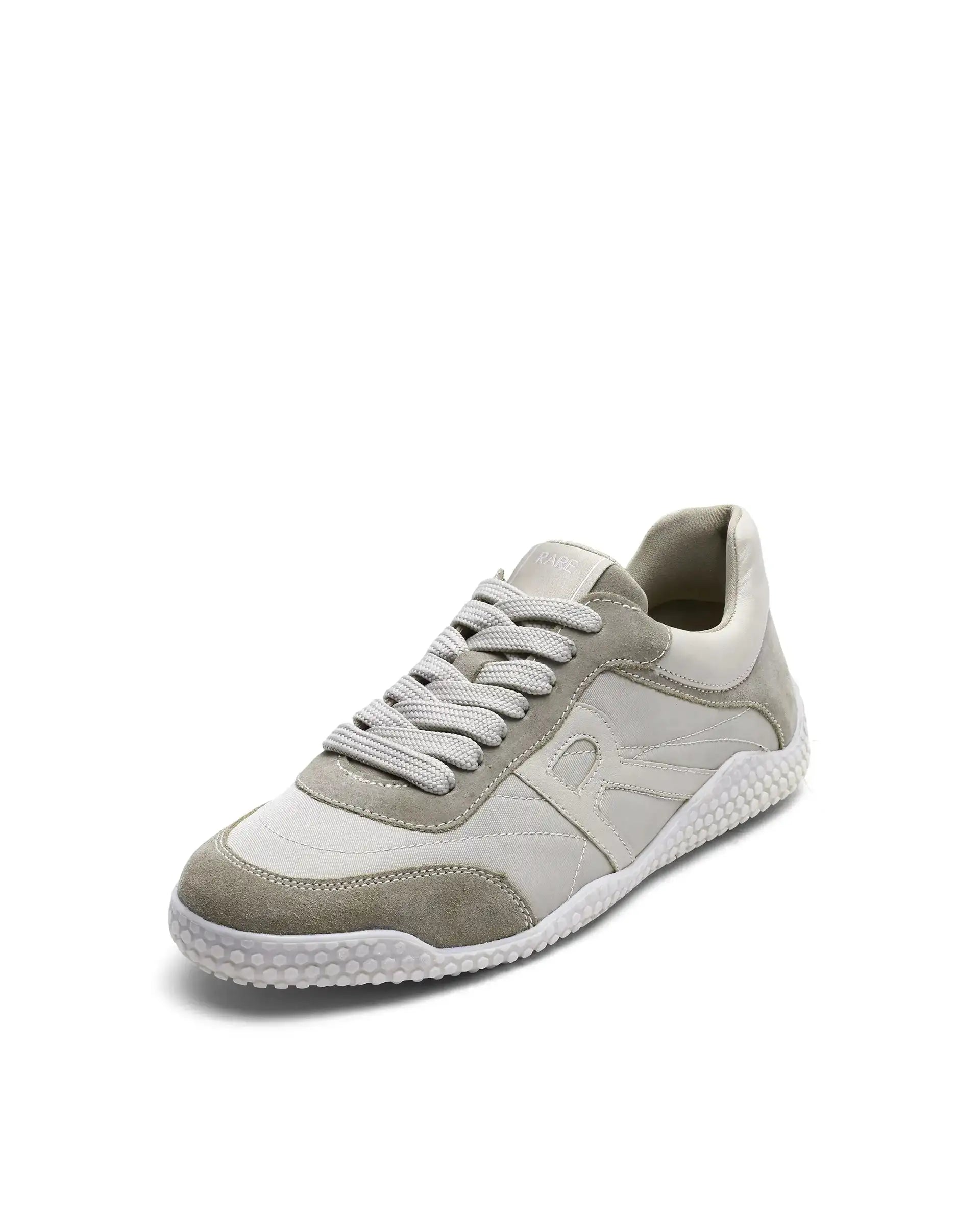Rare Rabbit Men's Membo P6 Light Beige Suede Sneaker