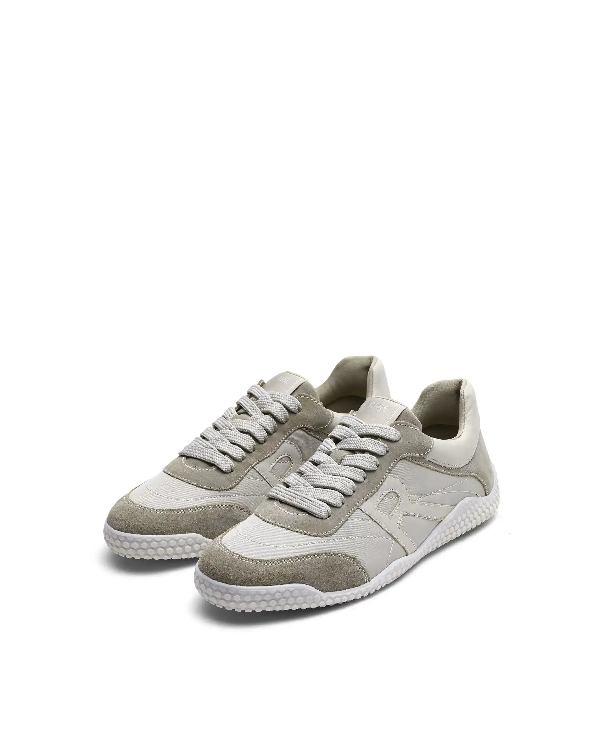 Rare Rabbit Men's Membo P6 Light Beige Suede Sneaker