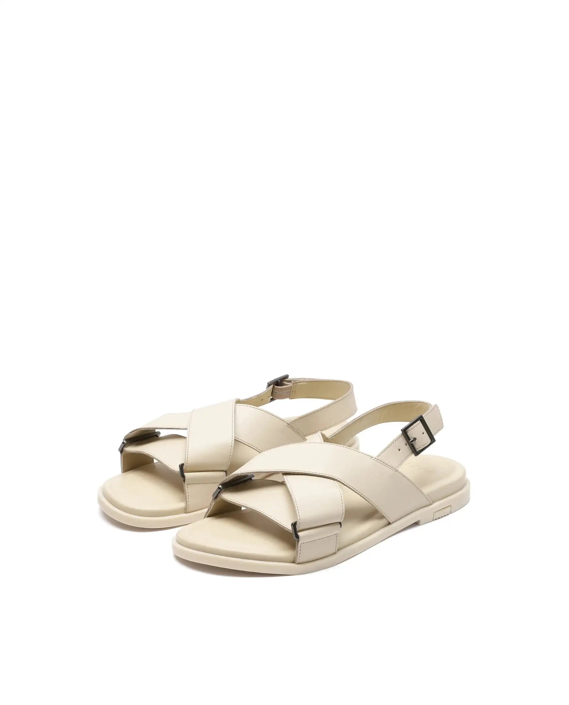 Rare Rabbit Men Monz Dark Beige Slip-On Closure Sandal