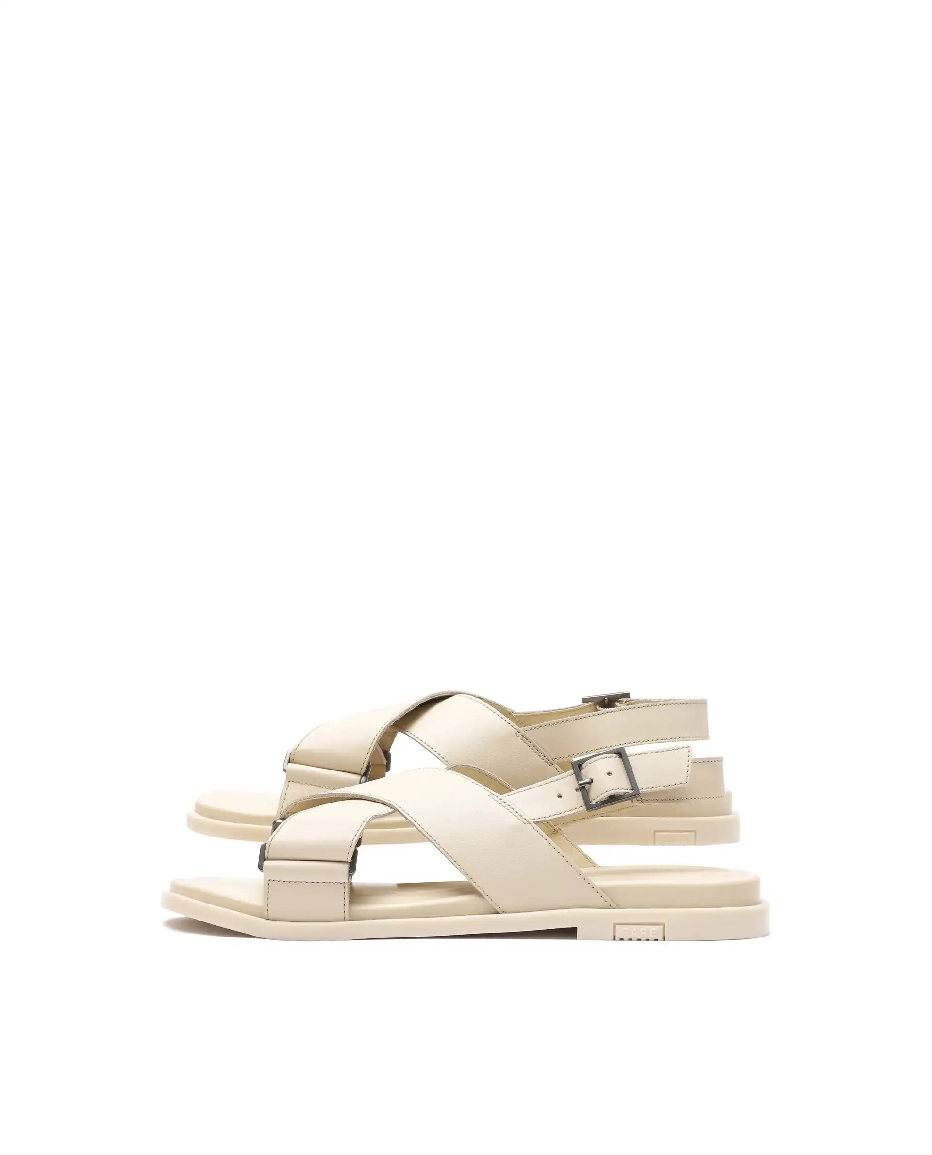 Rare Rabbit Men Monz Dark Beige Slip-On Closure Sandal