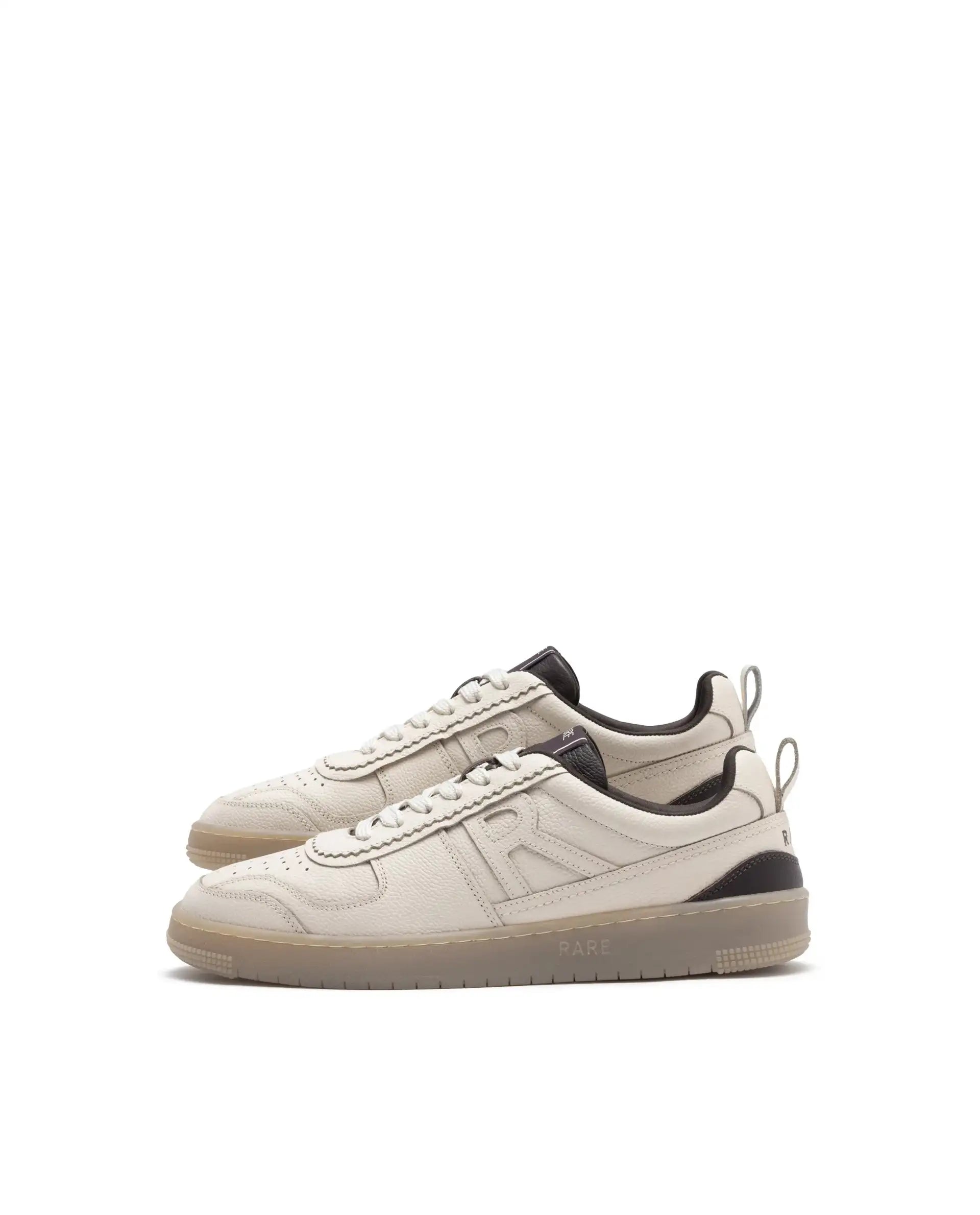 Rare Rabbit Men's Nigel Beige Lace-Up Closure Sneaker