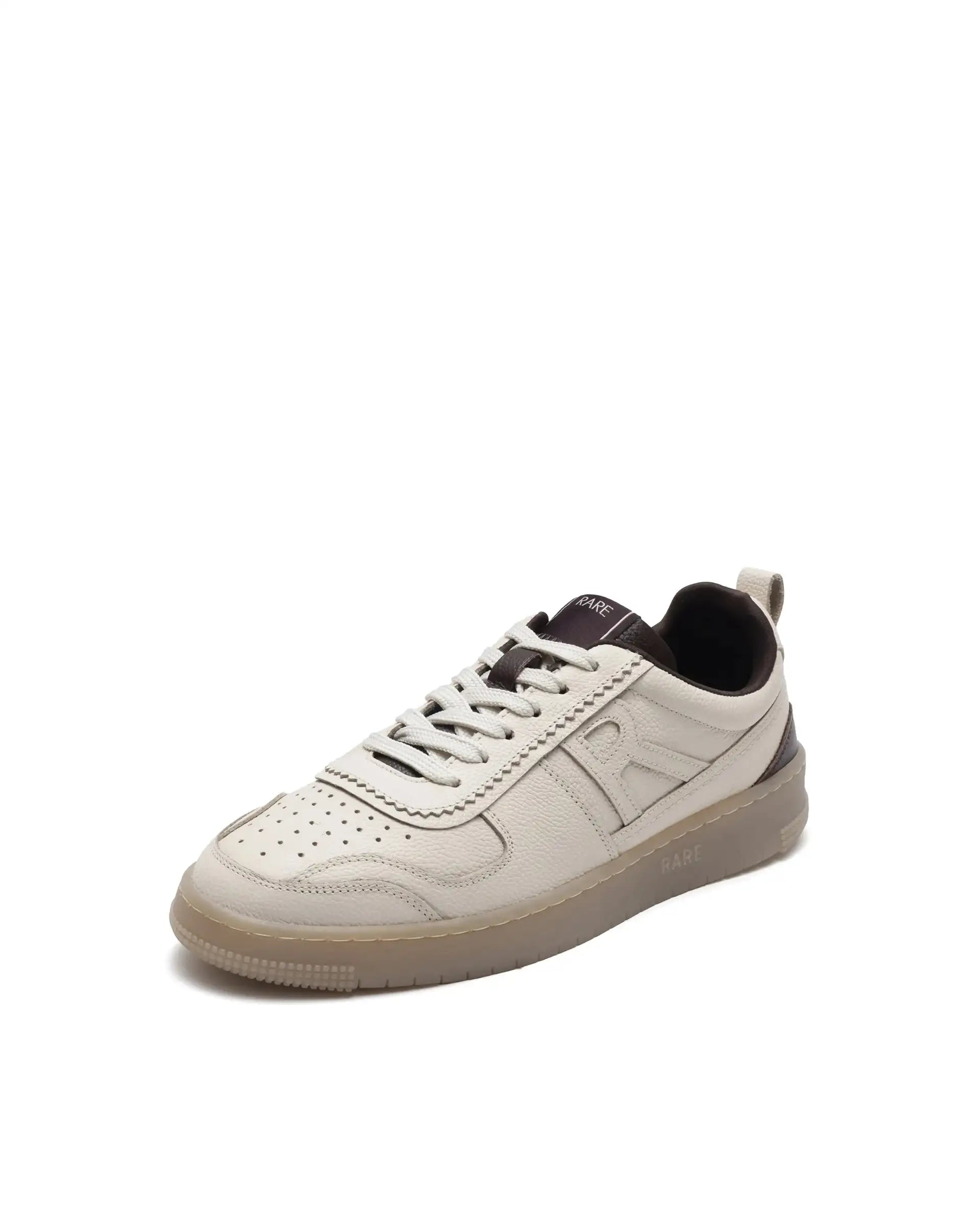 Rare Rabbit Men's Nigel Beige Lace-Up Closure Sneaker