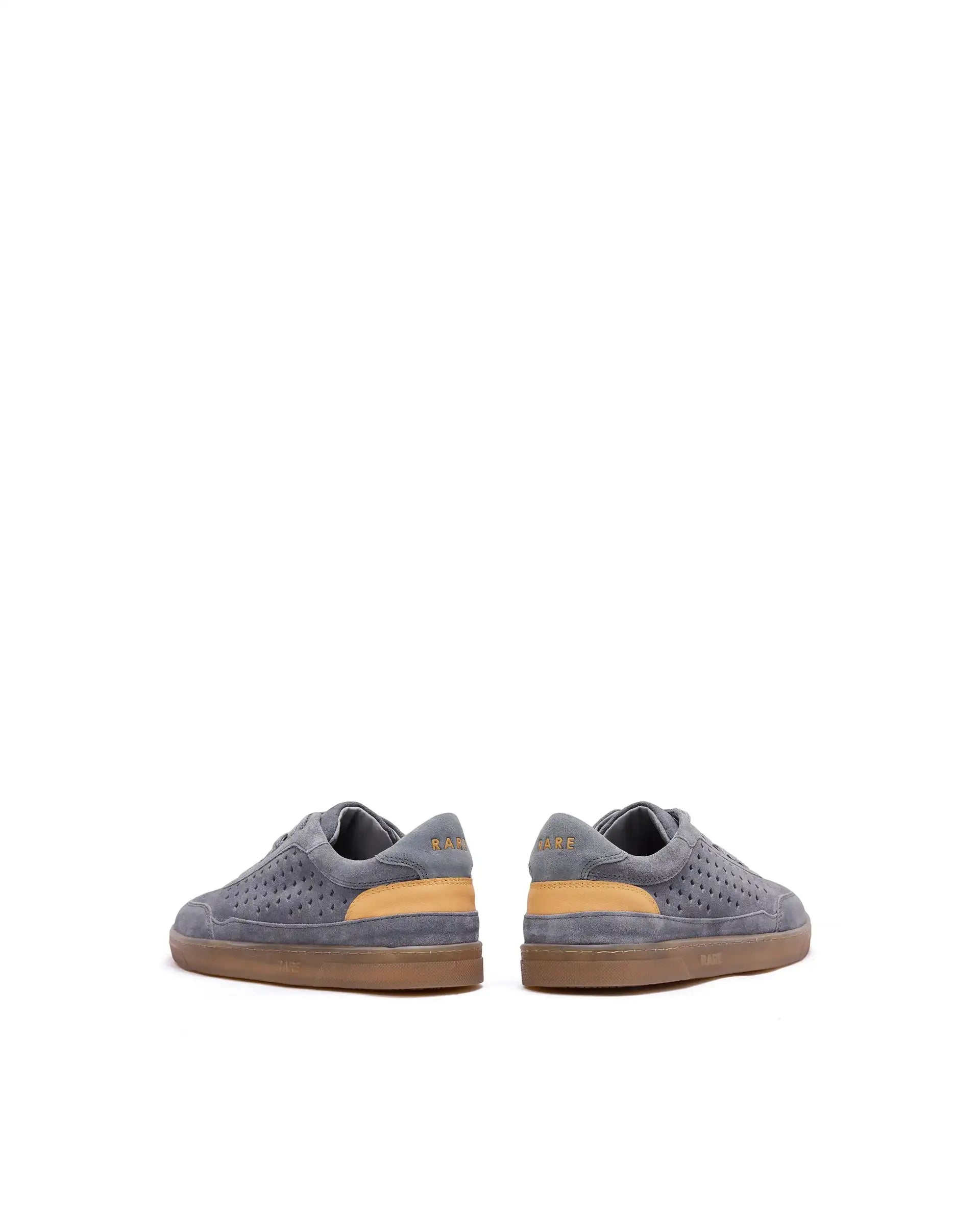 Rare Rabbit Men Norma Grey Suede Lace-Up Closure Sneaker