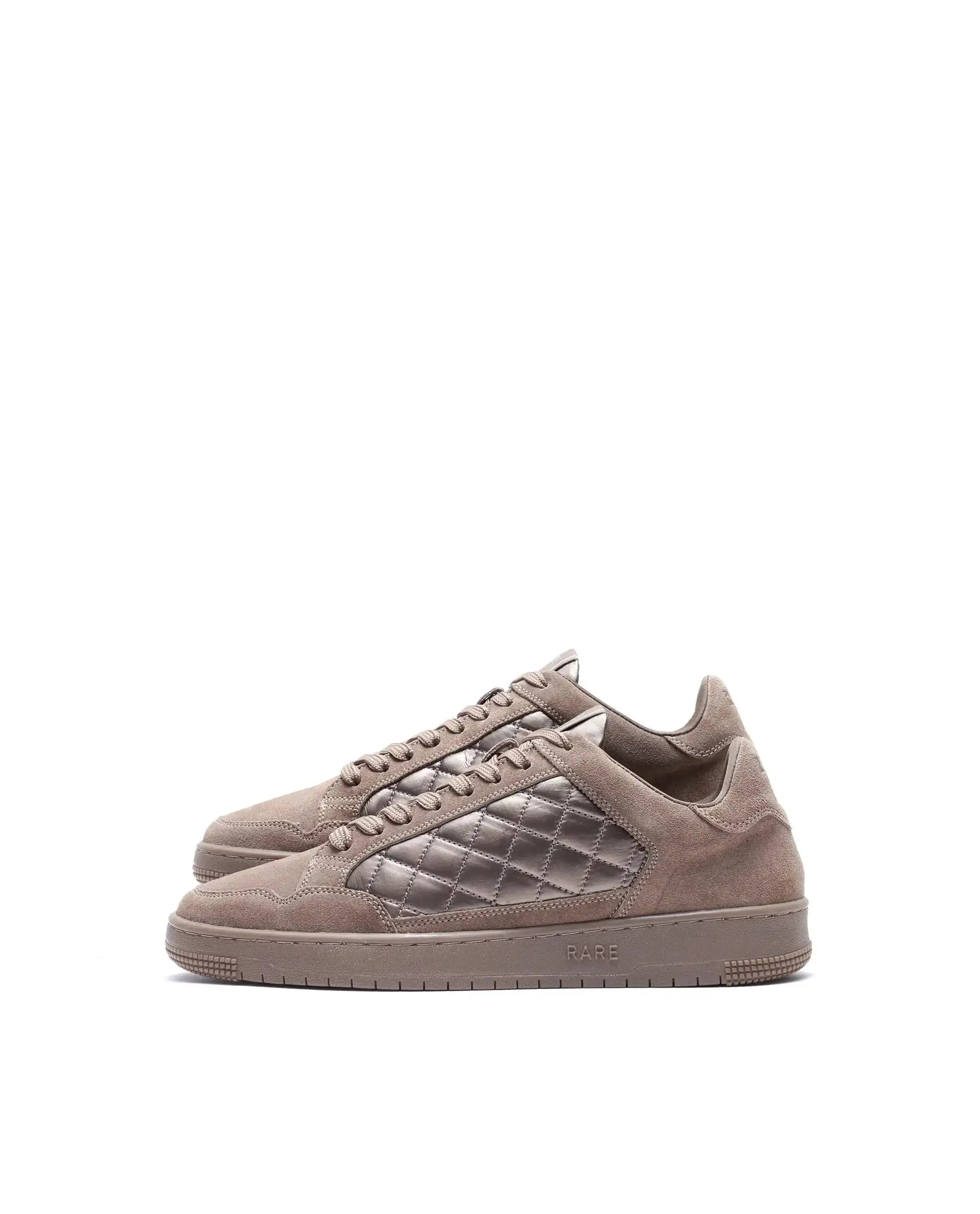 Rare Rabbit Men's Omega Brass Suede Lace-Up Closure Sneaker