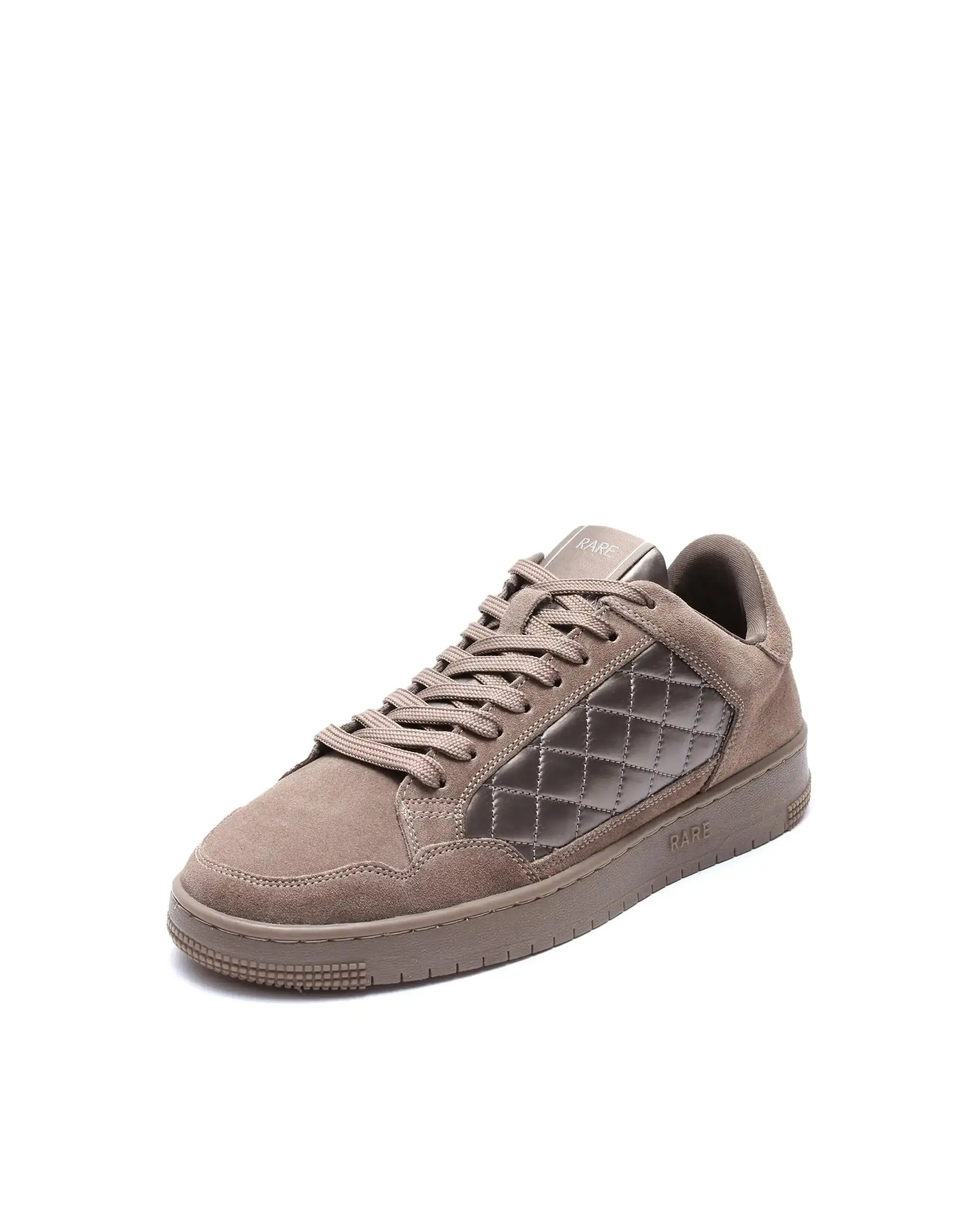 Rare Rabbit Men's Omega Brass Suede Lace-Up Closure Sneaker