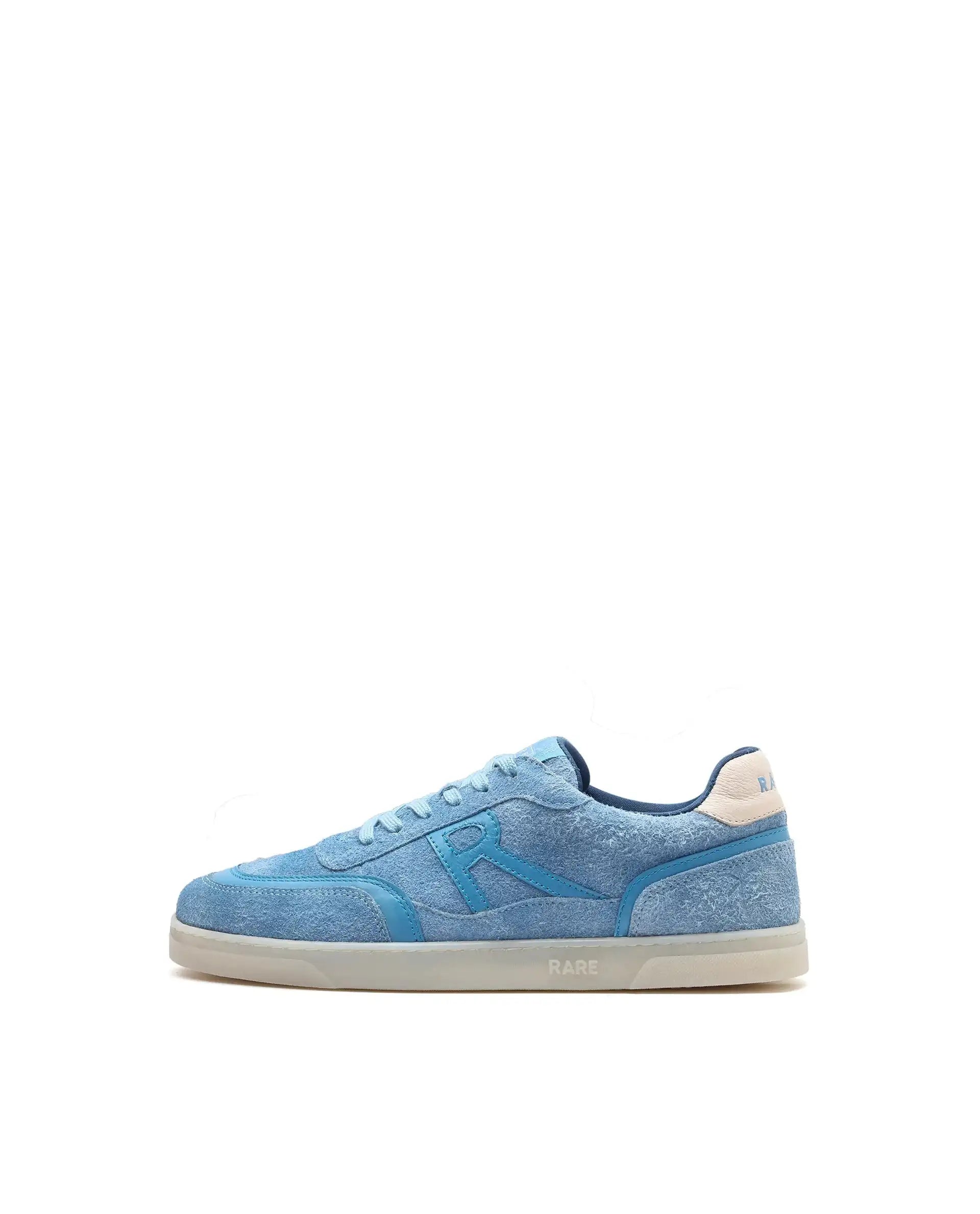 Rare Rabbit Men Orla Blue Lace-Up Closure Suede Sneaker