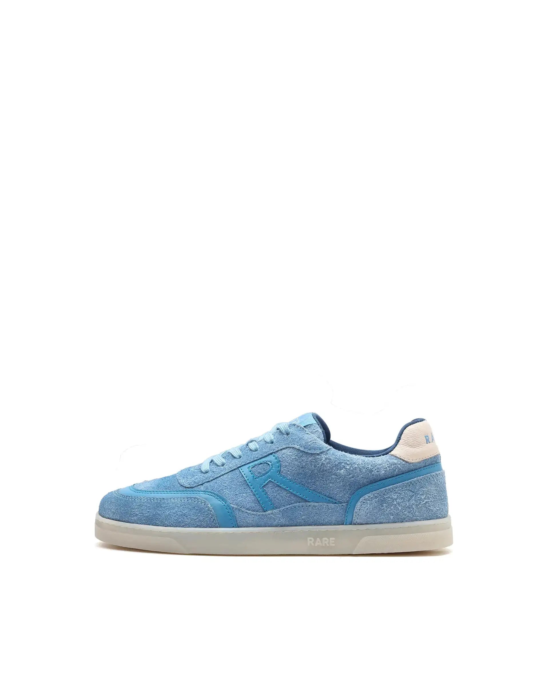 Rare Rabbit Men Orla Blue Lace-Up Closure Suede Sneaker