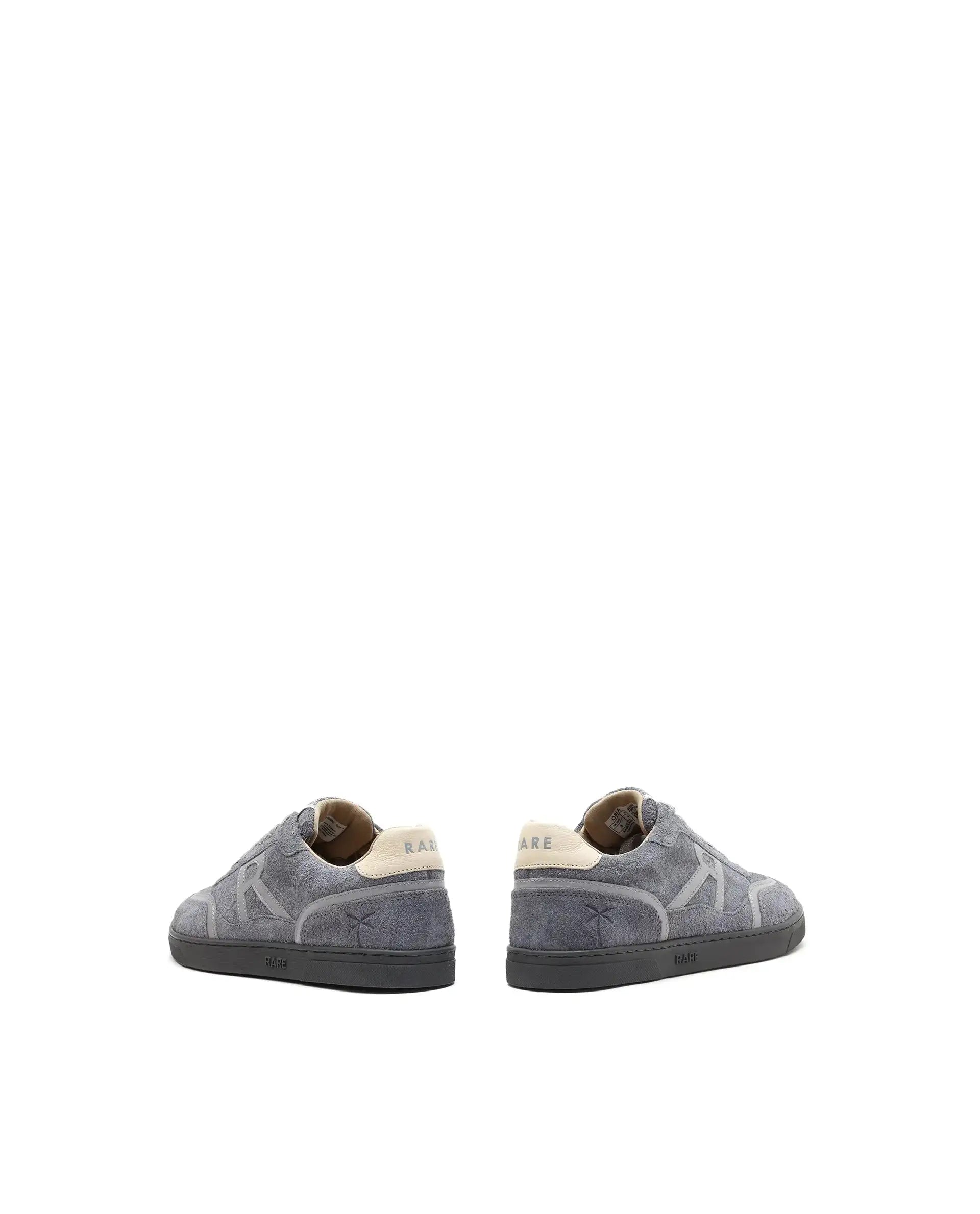Rare Rabbit Men Orla Grey Lace-Up Closure Suede Sneaker