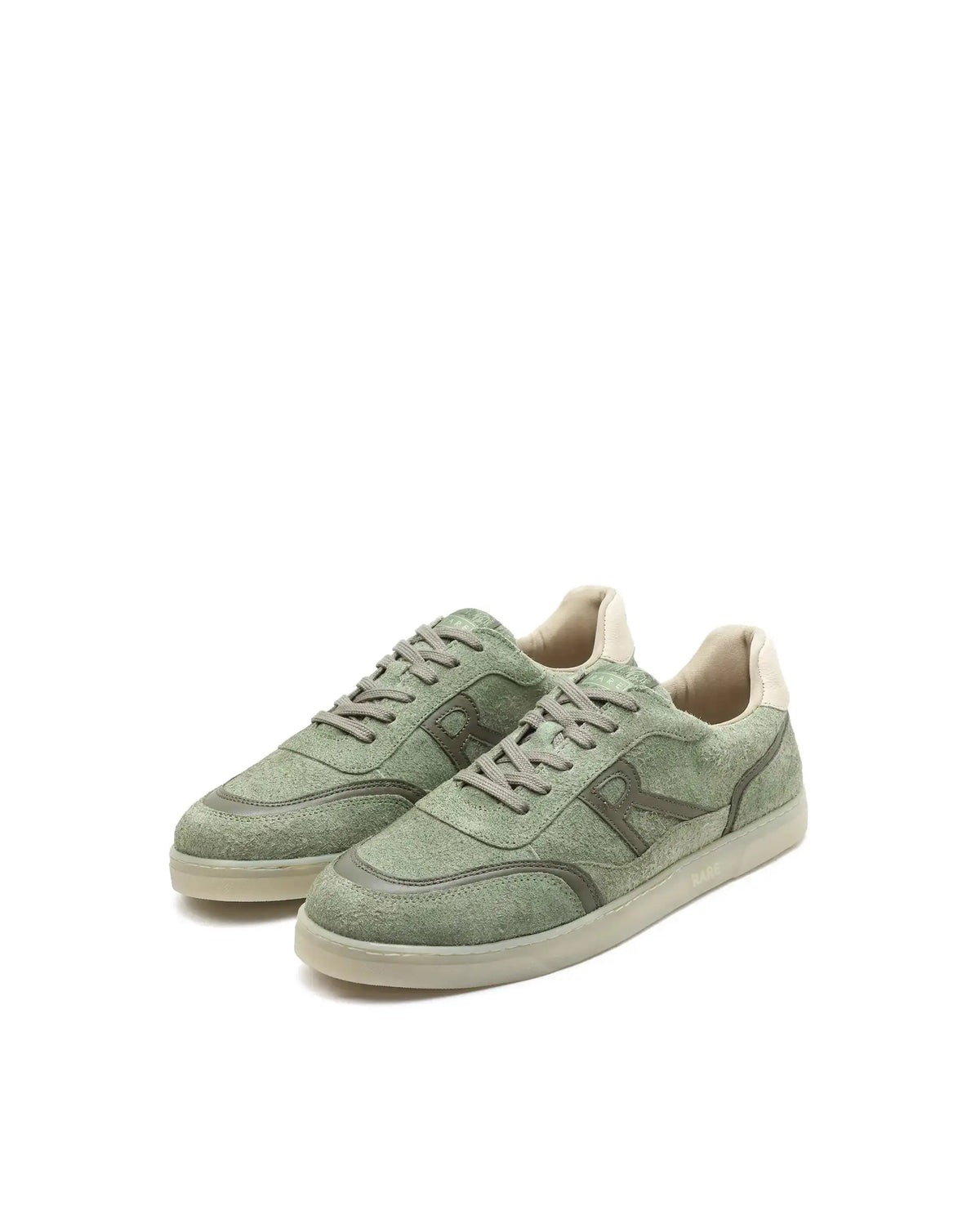 Rare Rabbit Men Orla Sage Lace-Up Suede Closure Sneaker