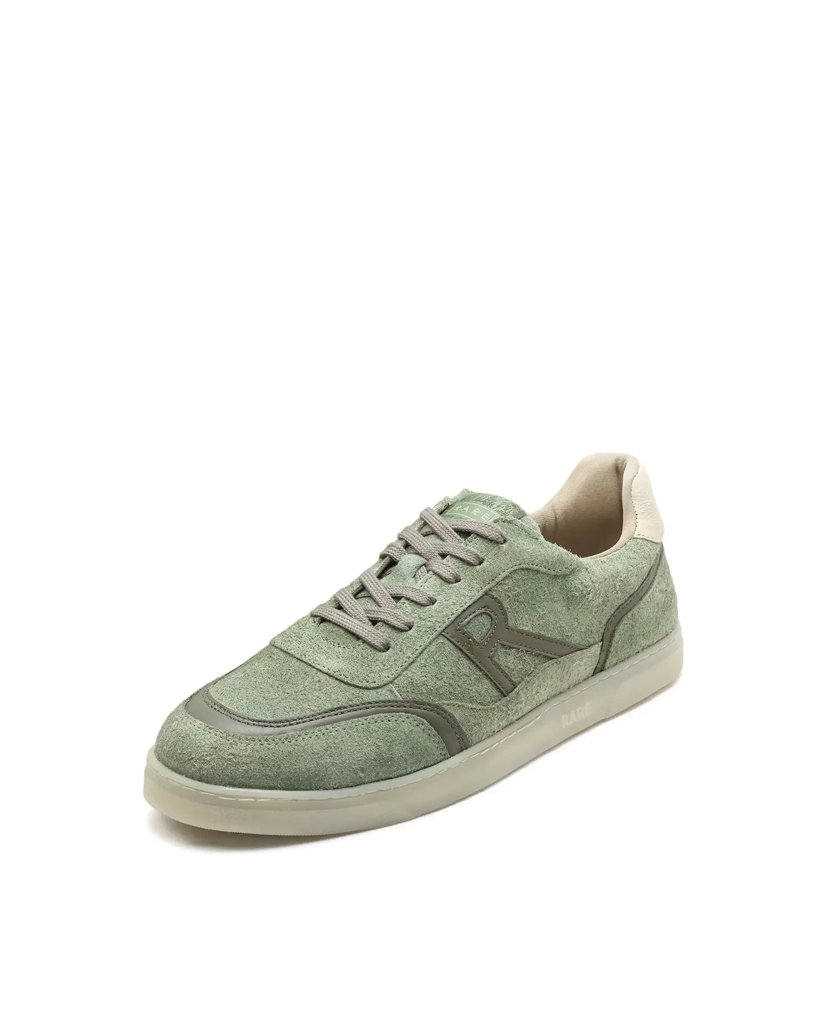 Rare Rabbit Men Orla Sage Lace-Up Suede Closure Sneaker