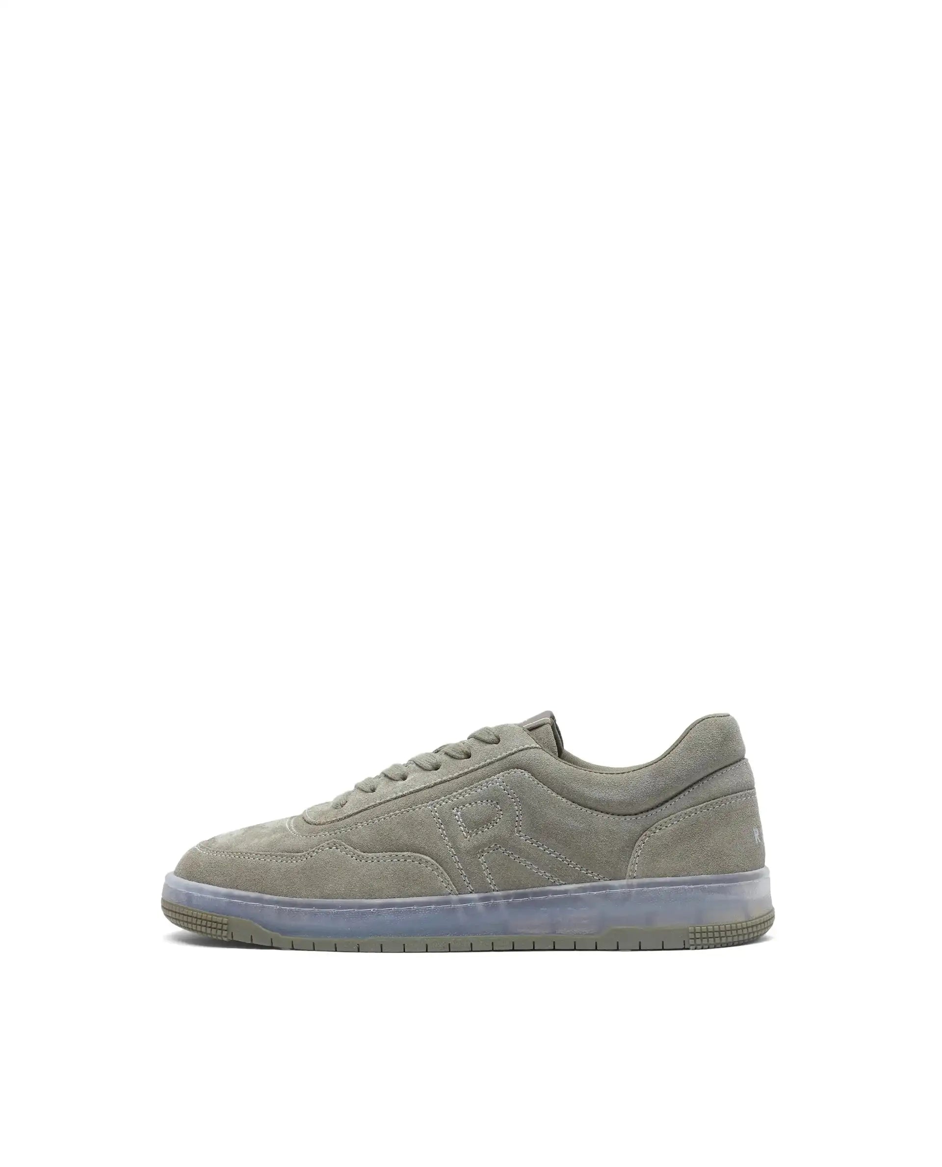 Rare Rabbit Men Oslo Olive Lace-Up Closure Sneaker
