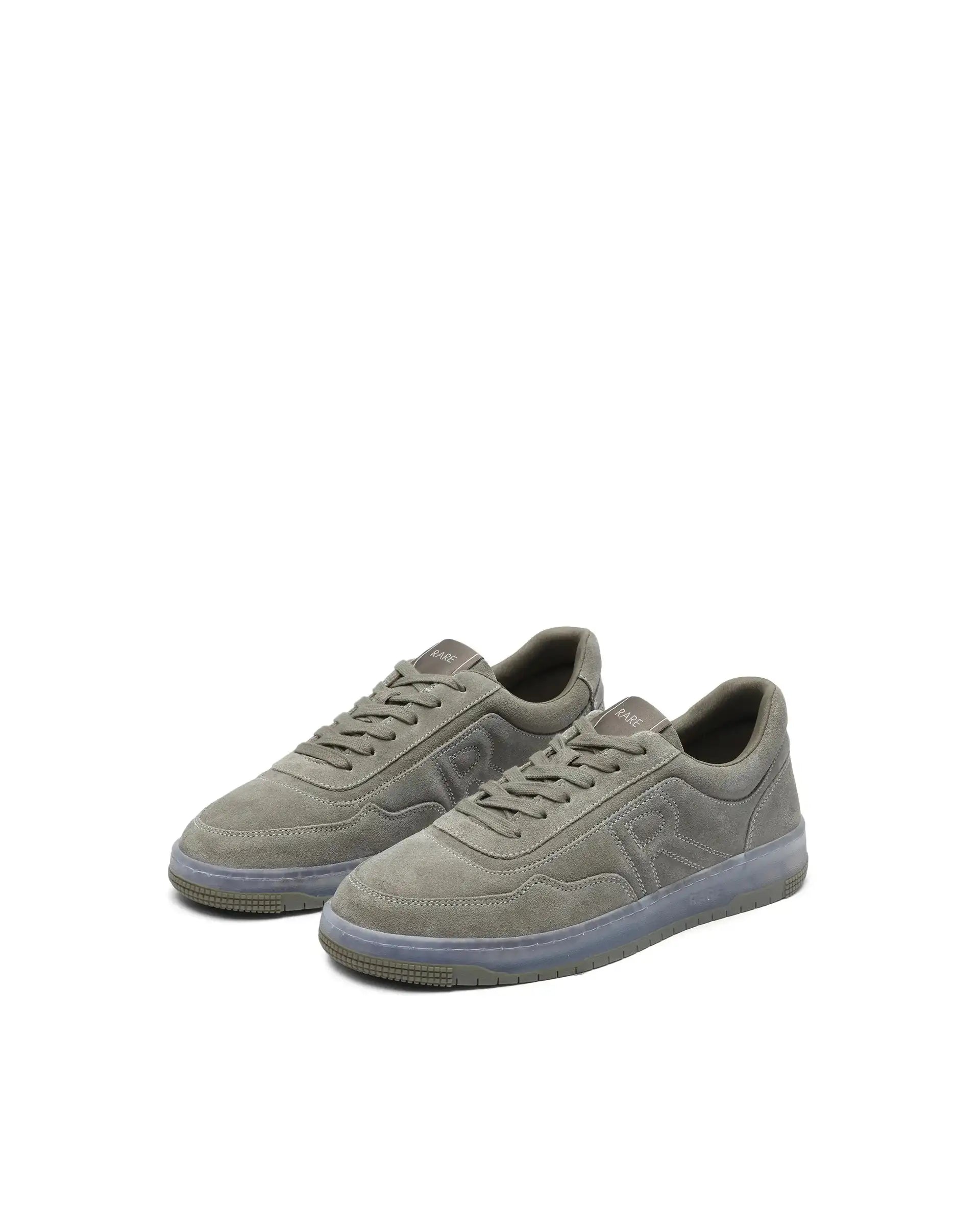 Rare Rabbit Men Oslo Olive Lace-Up Closure Sneaker