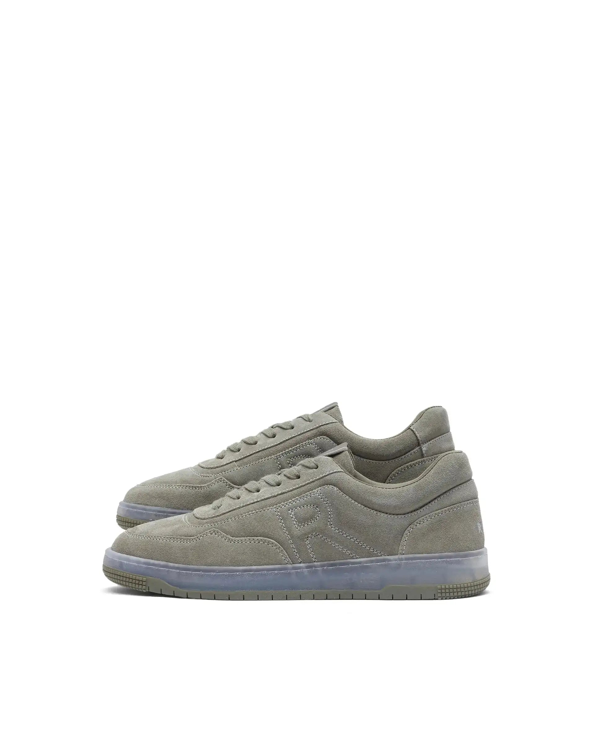 Rare Rabbit Men Oslo Olive Lace-Up Closure Sneaker