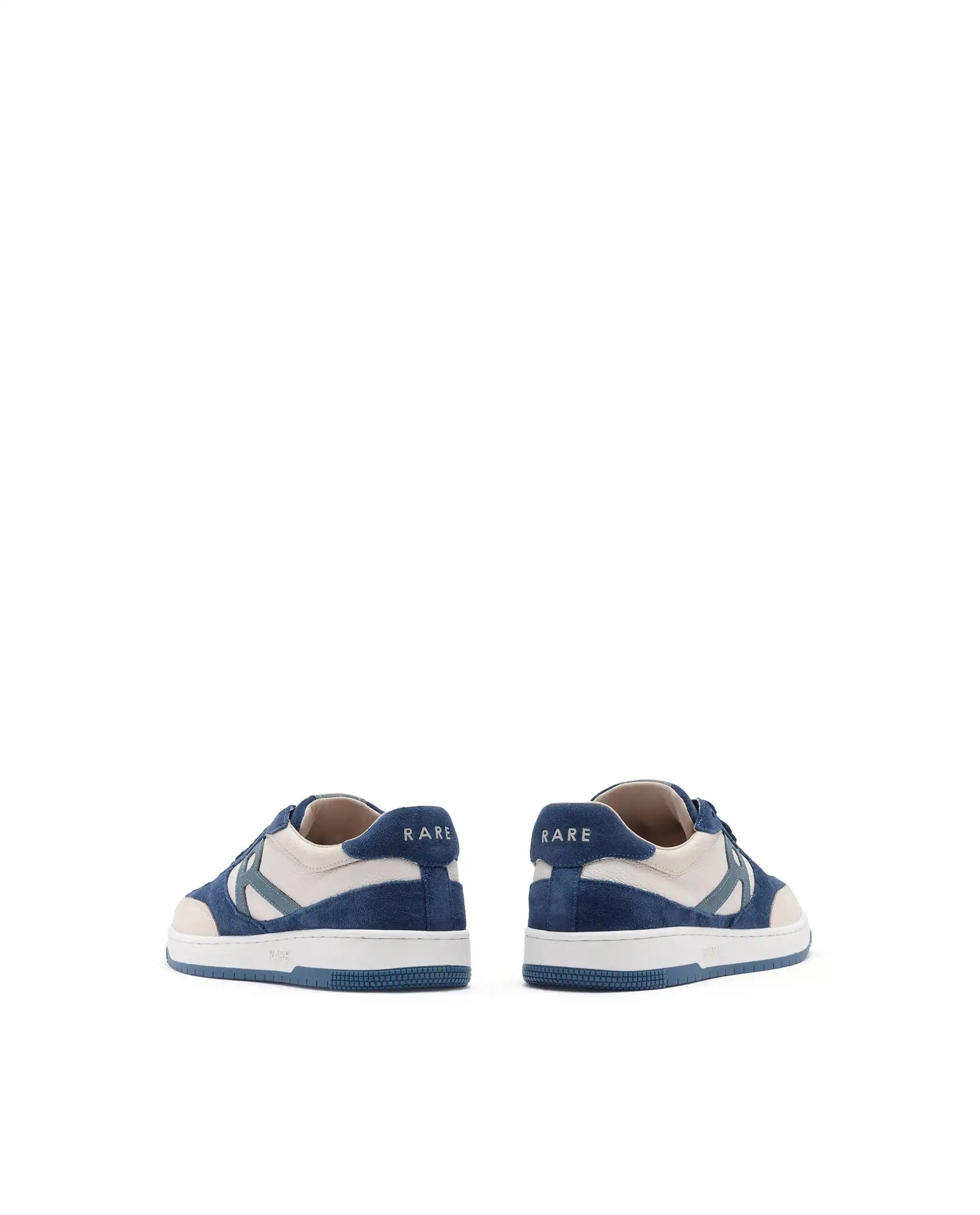 Rare Rabbit Men's Parallax Teal / Beige Plain Shoes