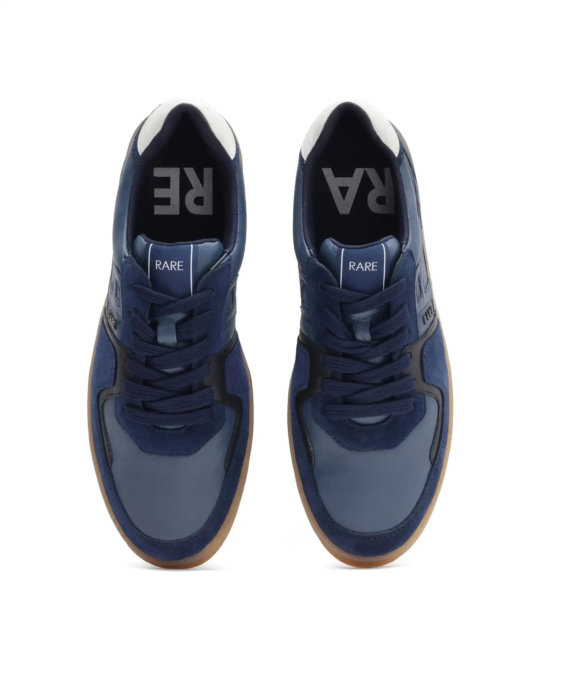 Rare Rabbit Men Pegasus Blue Lace-Up Shoes