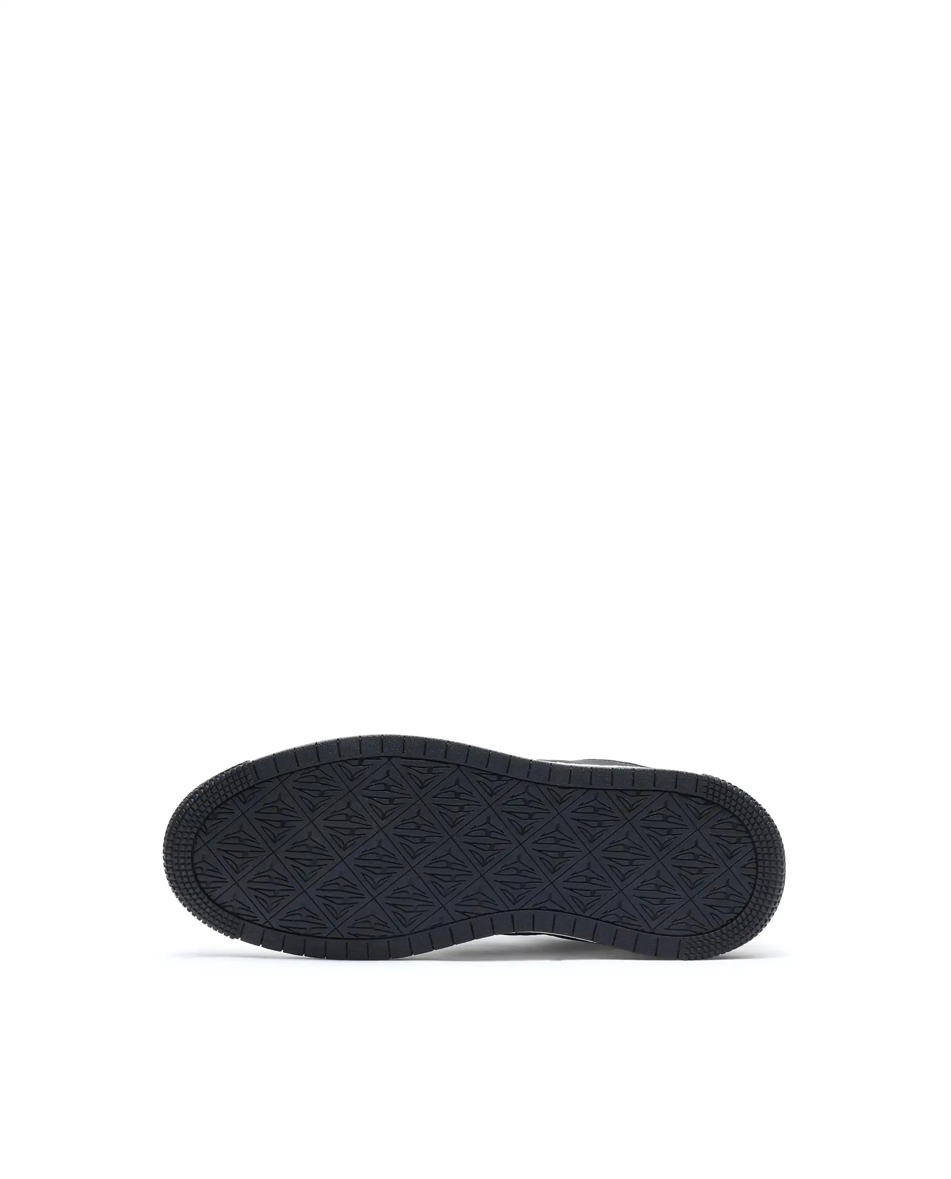 Rare Rabbit Men's Phantom Black Micro Fiber Navy Causal Sneaker
