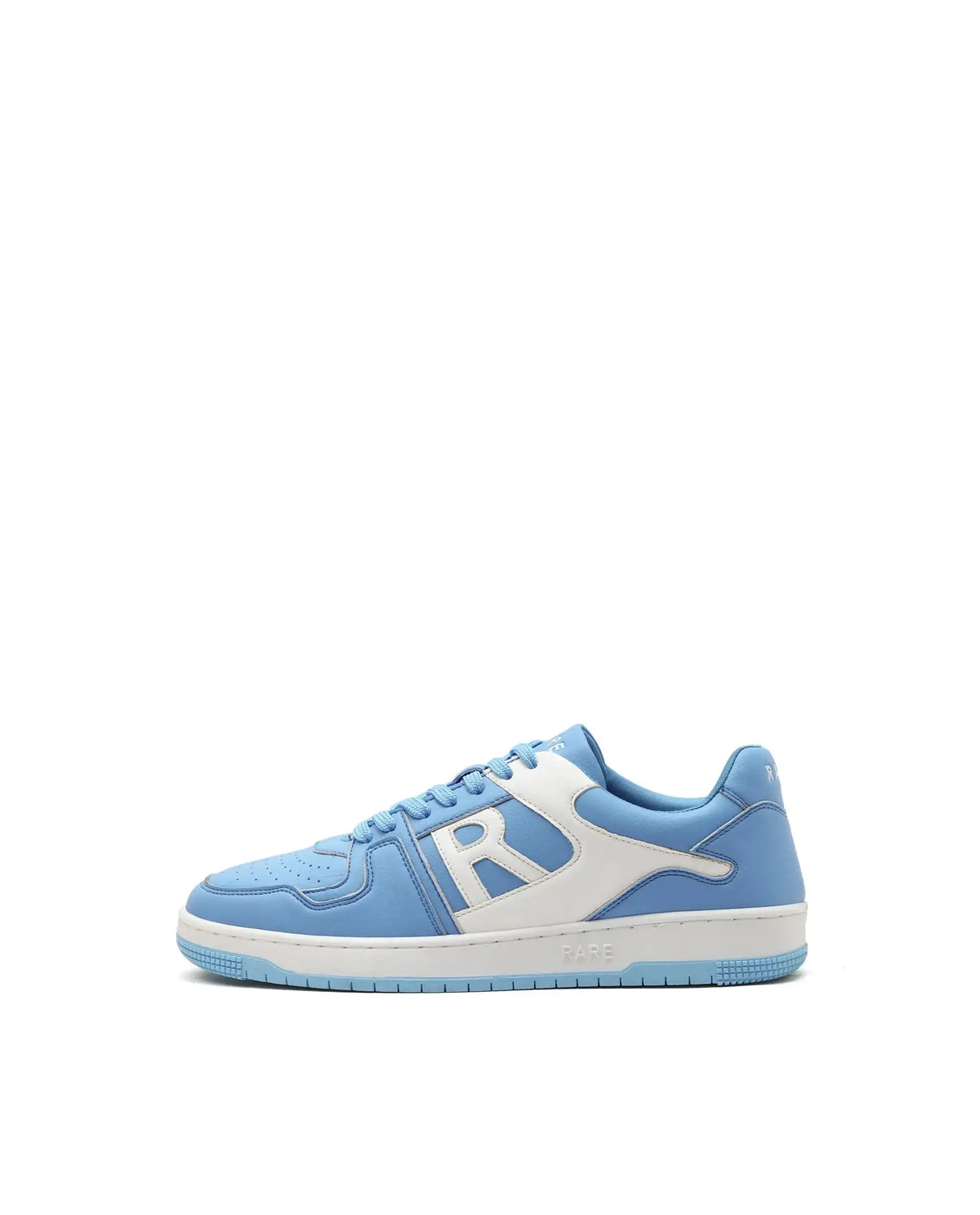 Rare Rabbit Men's Phantom Light Blue Micro Fiber Navy Causal Sneaker