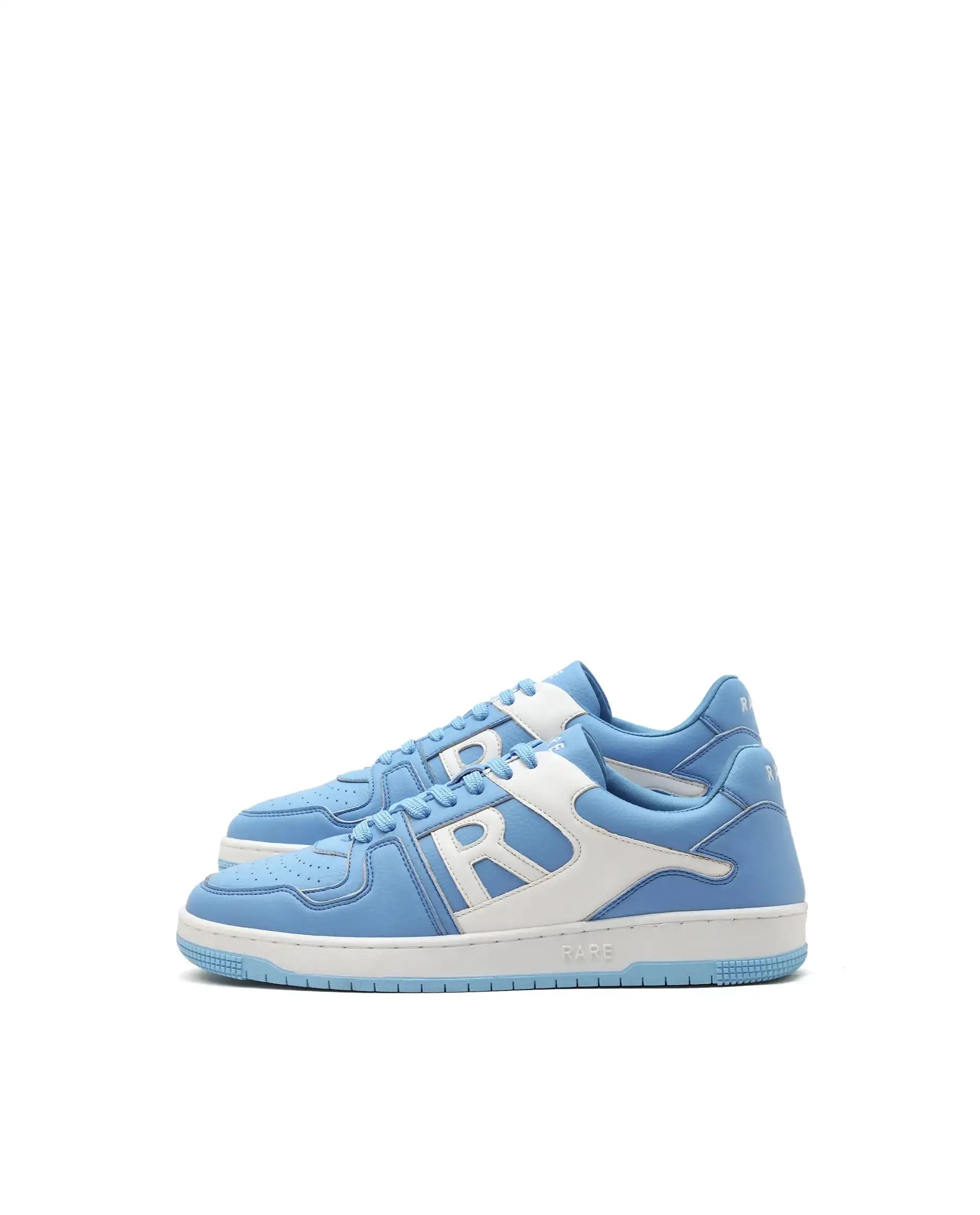 Rare Rabbit Men's Phantom Light Blue Micro Fiber Navy Causal Sneaker