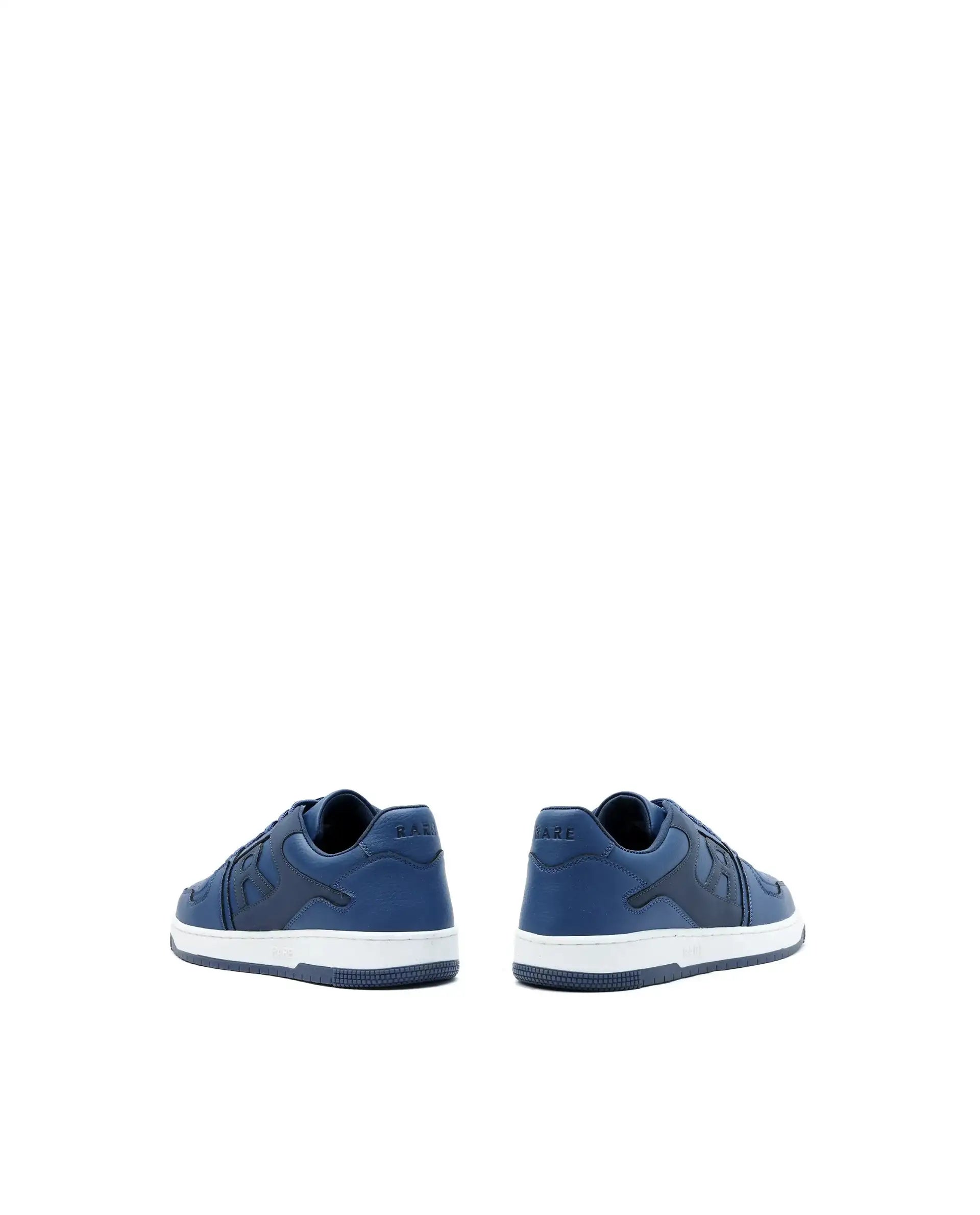 Rare Rabbit Men's Phantom Micro Fiber Navy Causal Sneaker