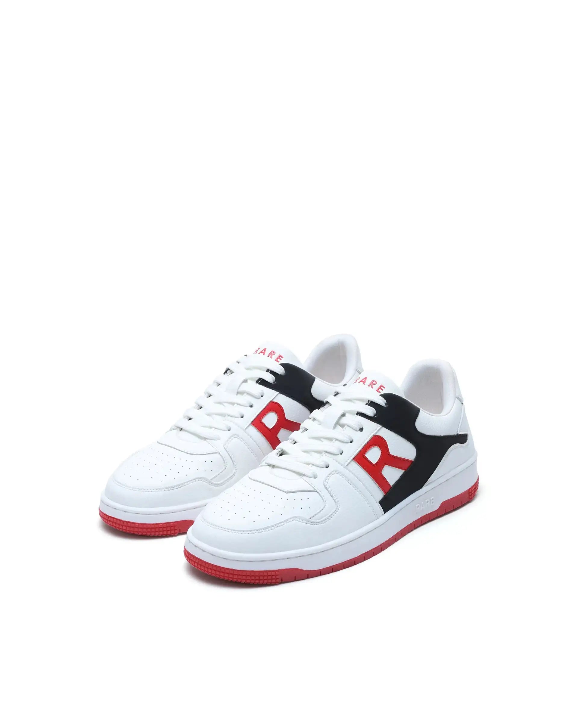 Rare Rabbit Men's Phantom Red Micro Fiber Navy Causal Sneaker